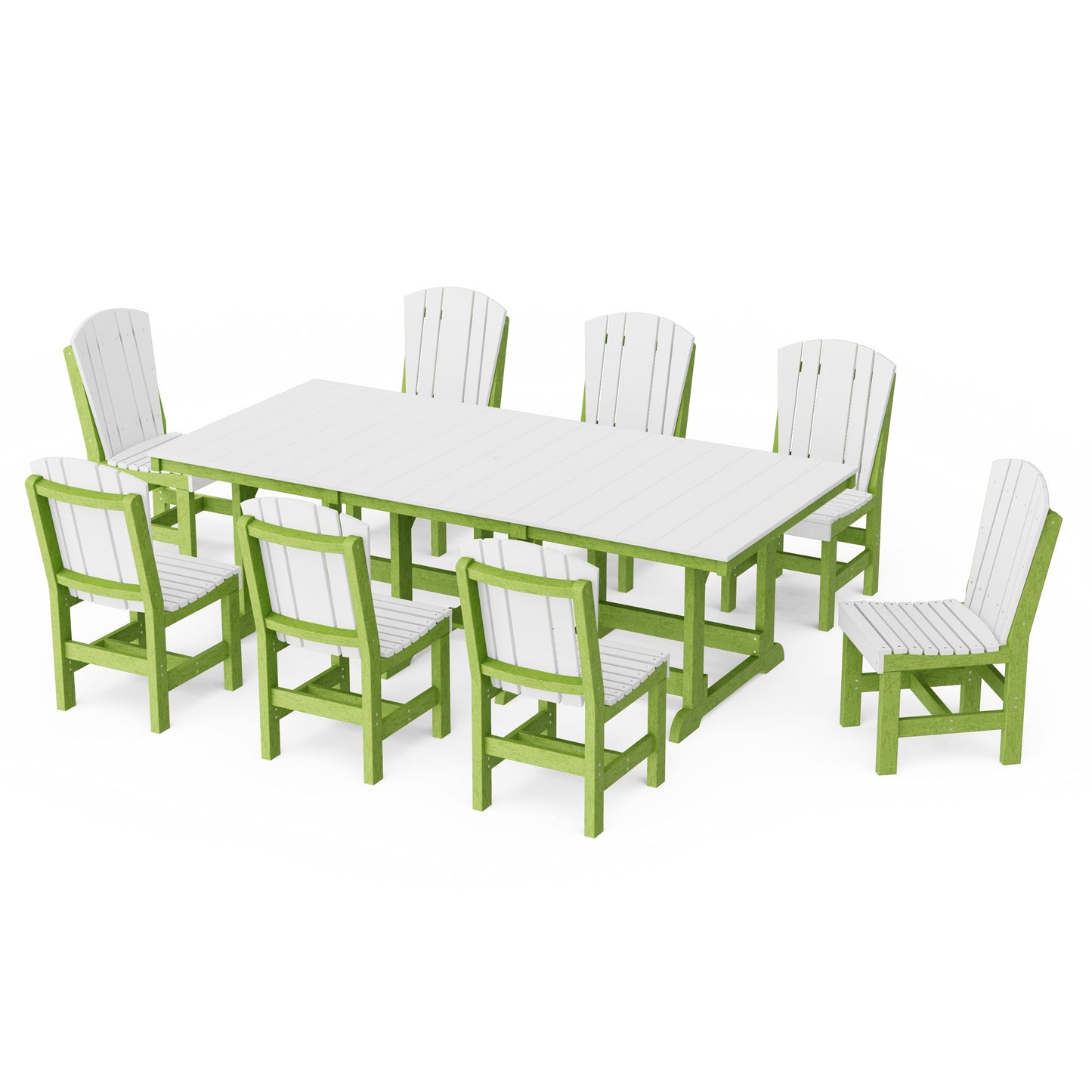 Heritage 9-Piece Side Chair Rectangular Dining Set