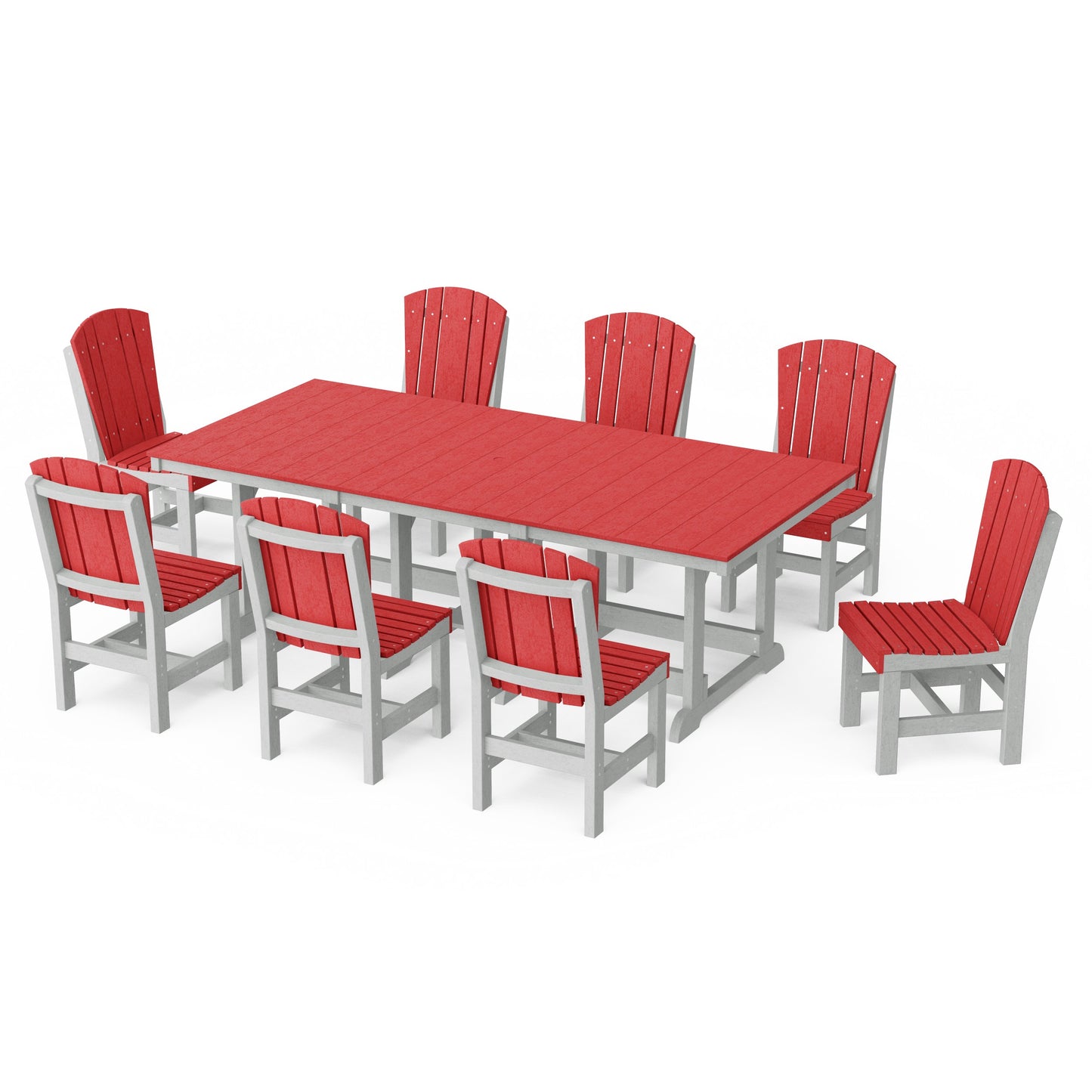 Heritage 9-Piece Side Chair Rectangular Dining Set