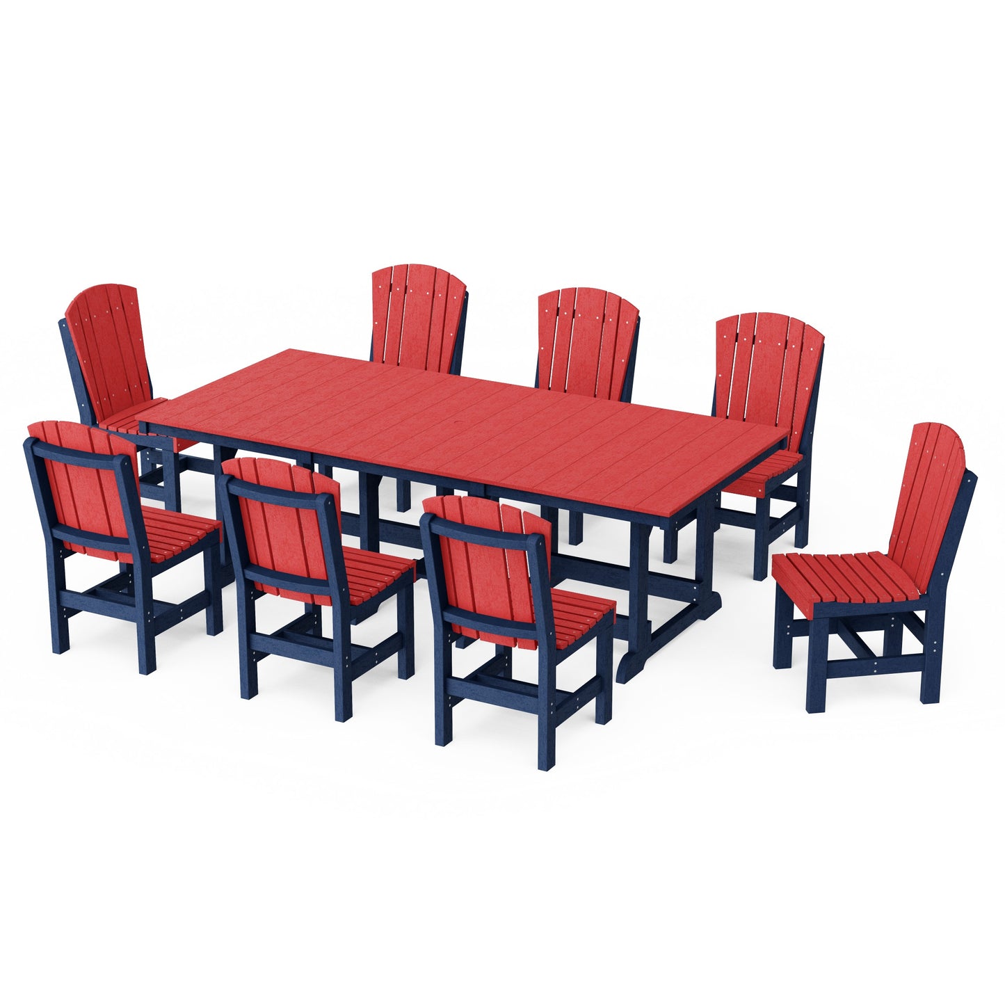 Heritage 9-Piece Side Chair Rectangular Dining Set