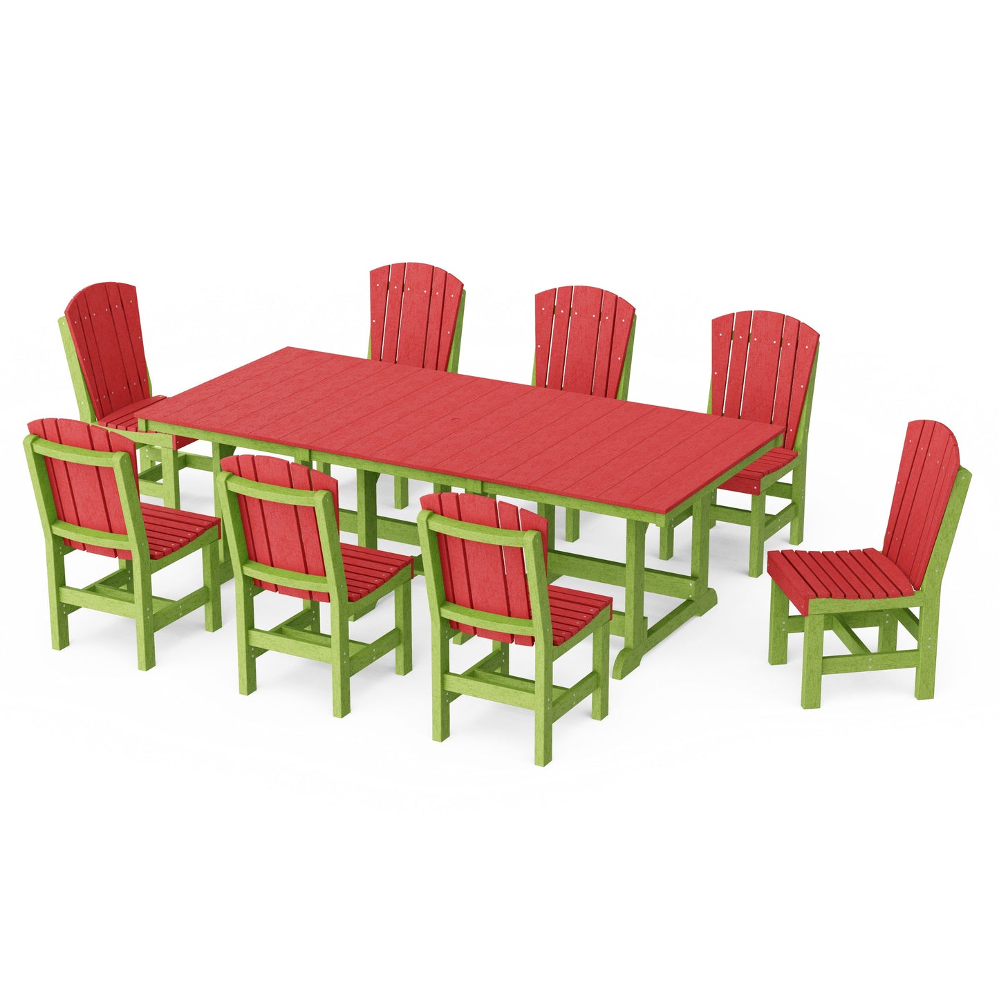 Heritage 9-Piece Side Chair Rectangular Dining Set