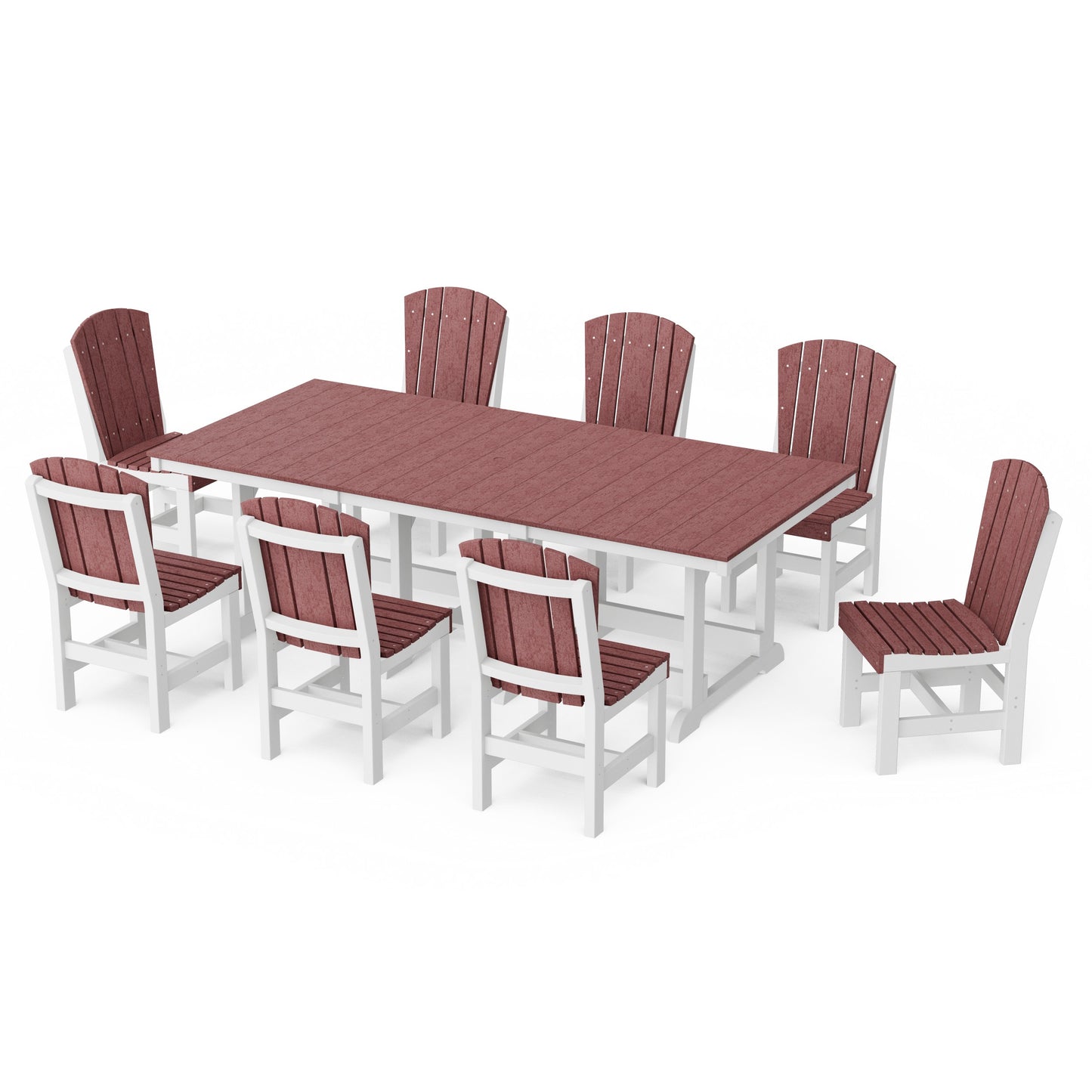 Heritage 9-Piece Side Chair Rectangular Dining Set