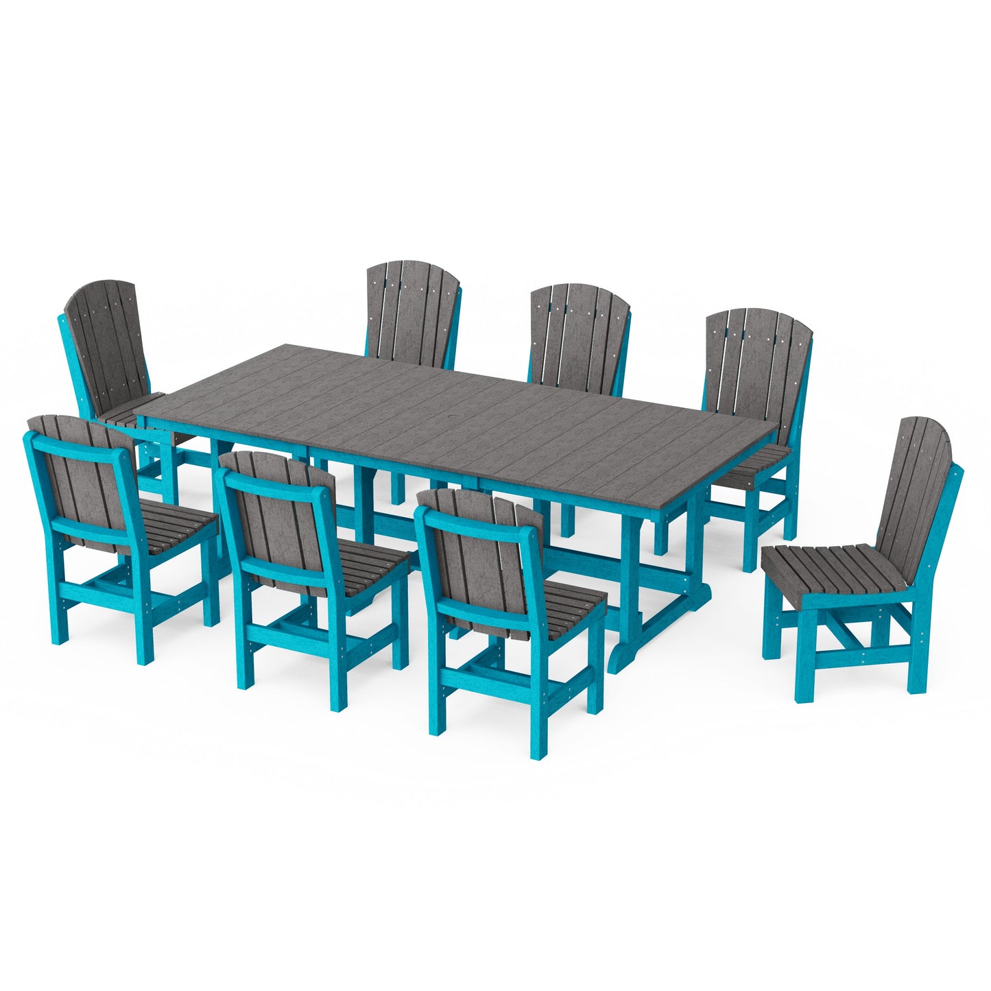 Heritage 9-Piece Side Chair Rectangular Dining Set