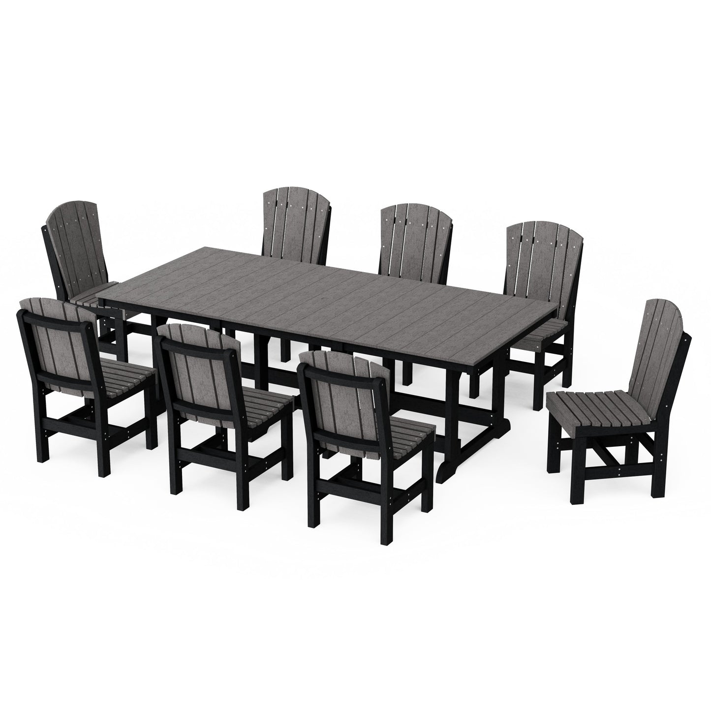Heritage 9-Piece Side Chair Rectangular Dining Set