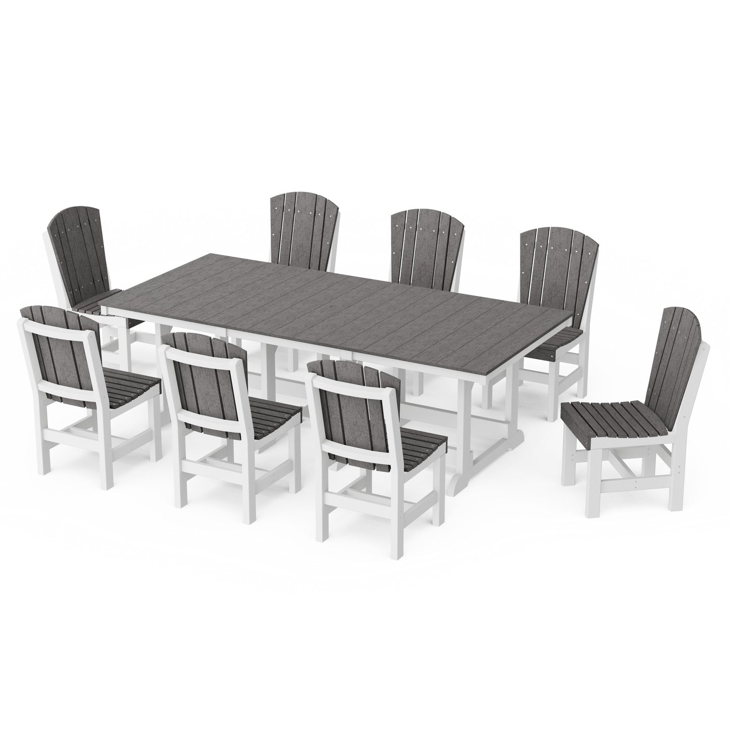 Heritage 9-Piece Side Chair Rectangular Dining Set