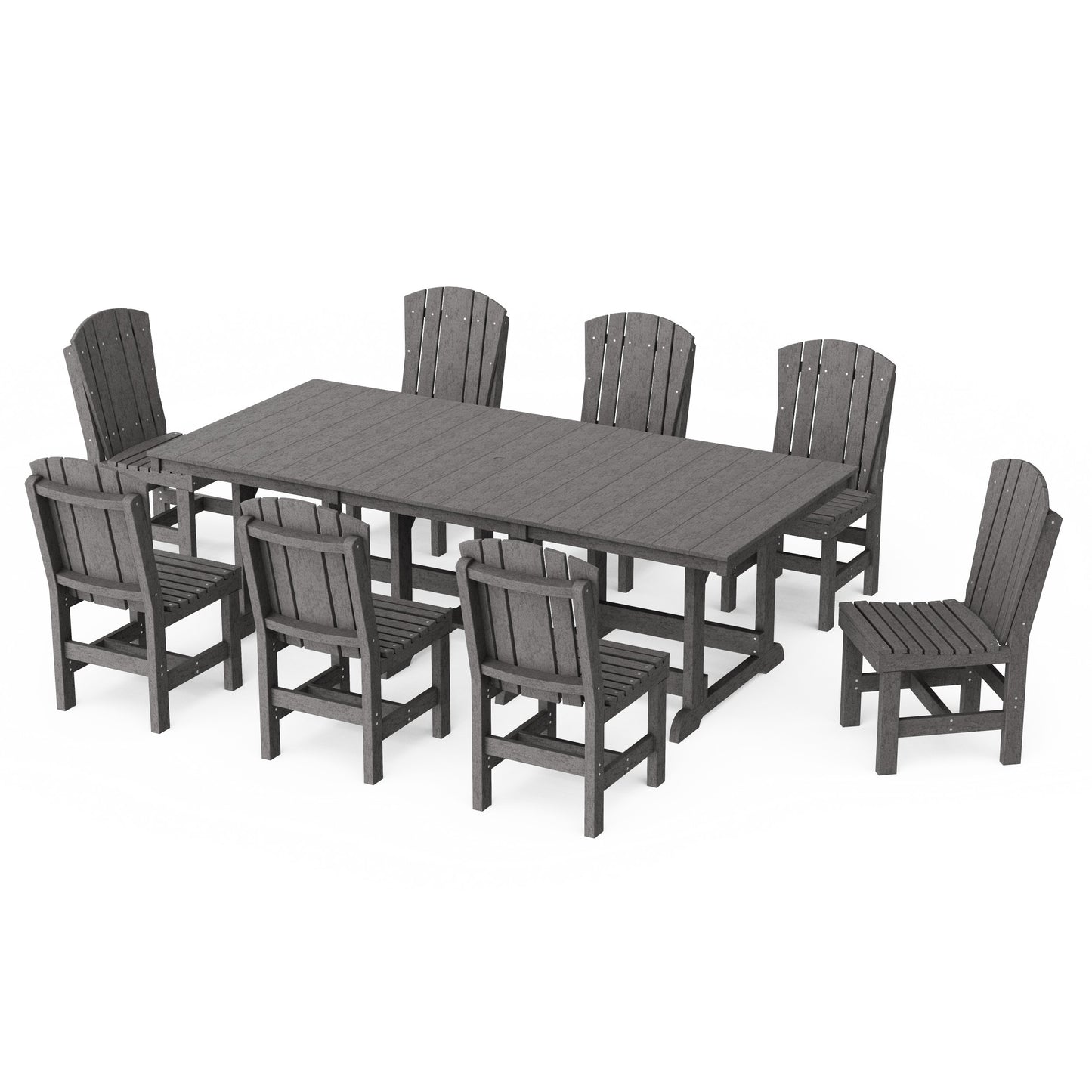 Heritage 9-Piece Side Chair Rectangular Dining Set
