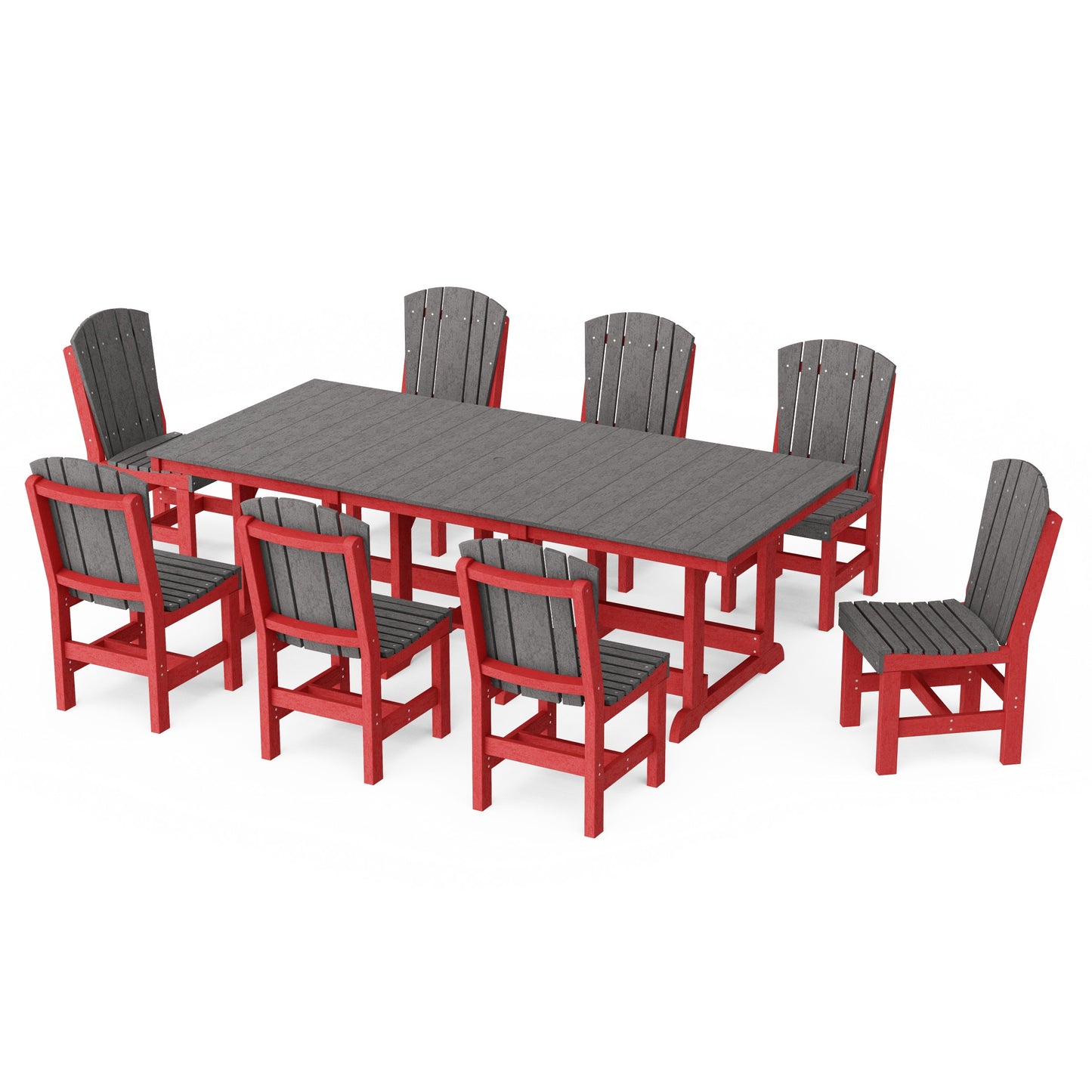 Heritage 9-Piece Side Chair Rectangular Dining Set