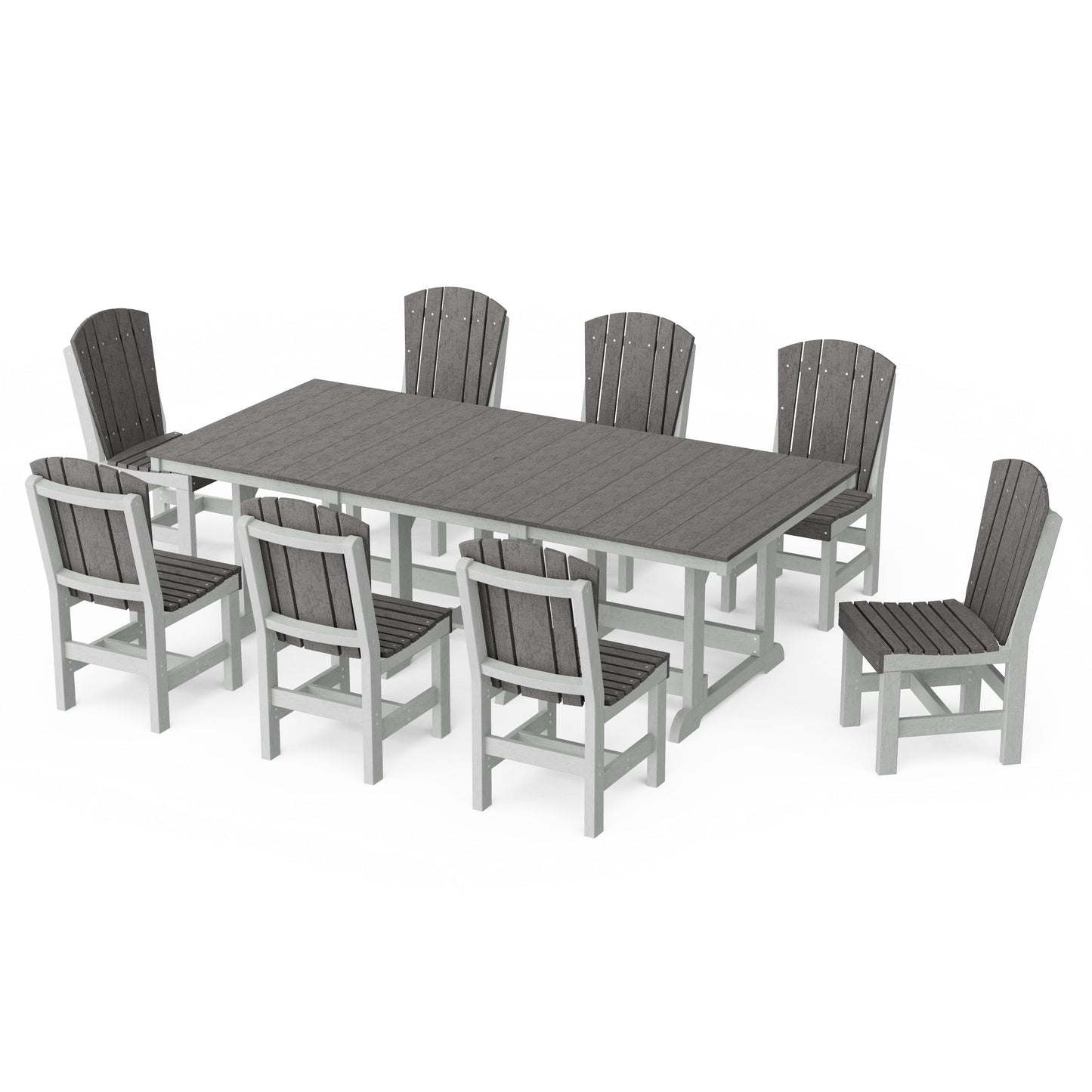Heritage 9-Piece Side Chair Rectangular Dining Set