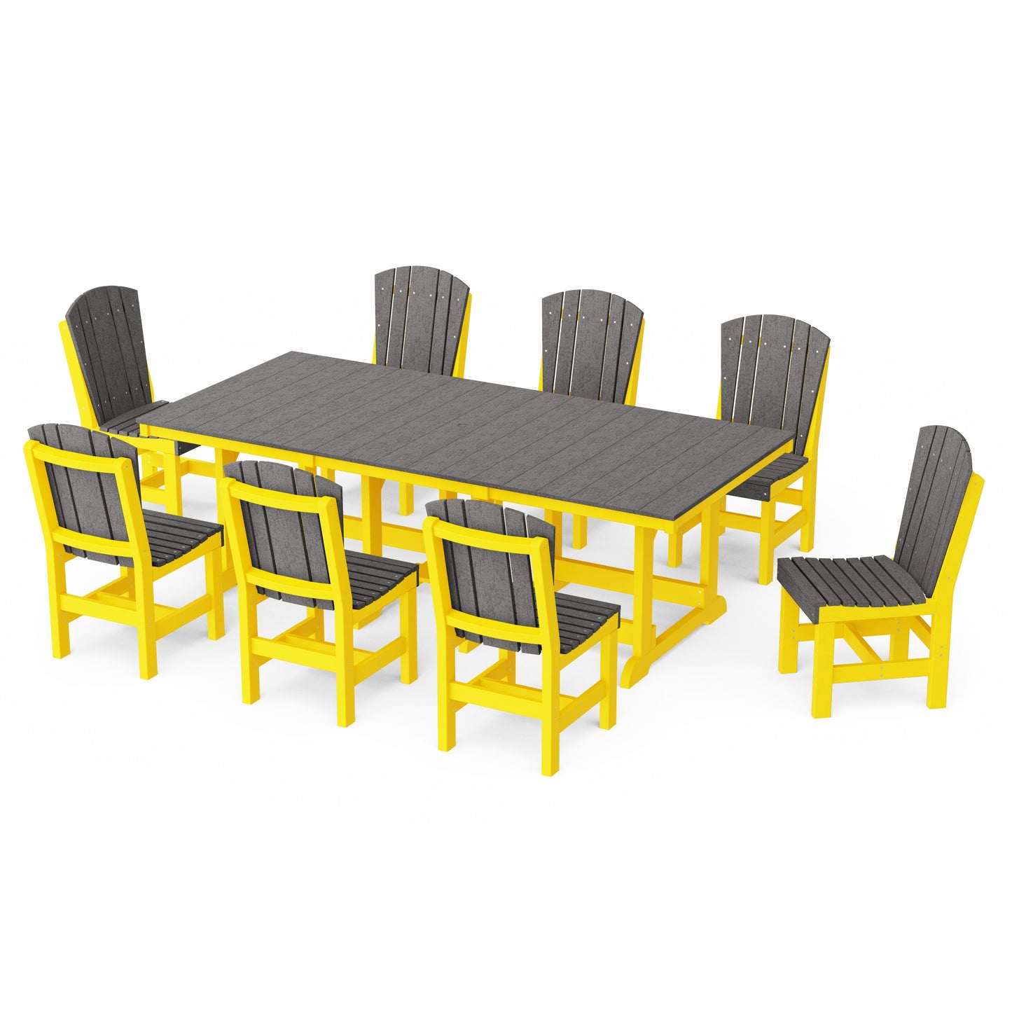 Heritage 9-Piece Side Chair Rectangular Dining Set
