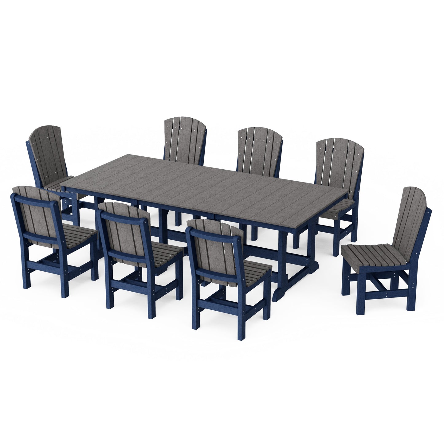 Heritage 9-Piece Side Chair Rectangular Dining Set