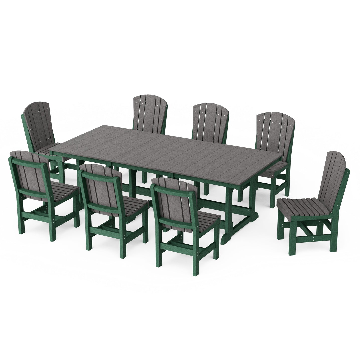 Heritage 9-Piece Side Chair Rectangular Dining Set