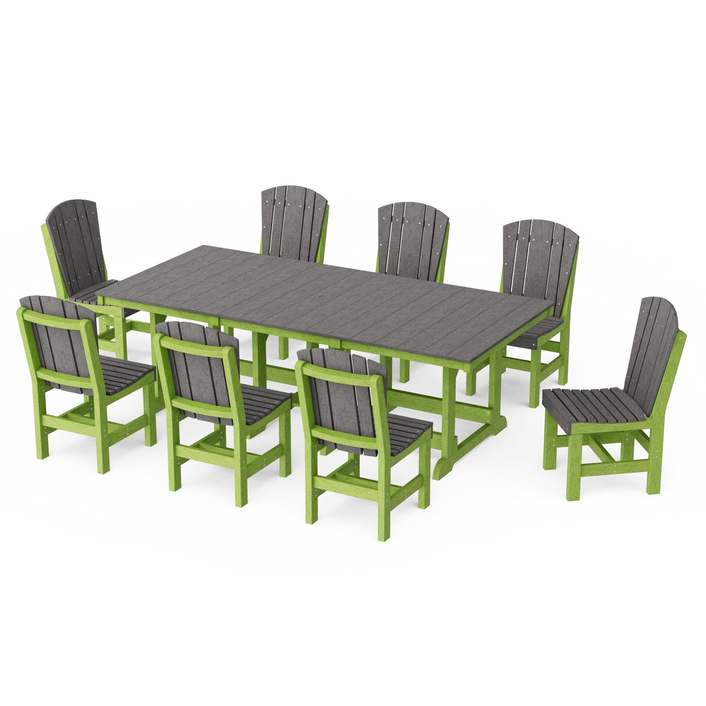 Heritage 9-Piece Side Chair Rectangular Dining Set