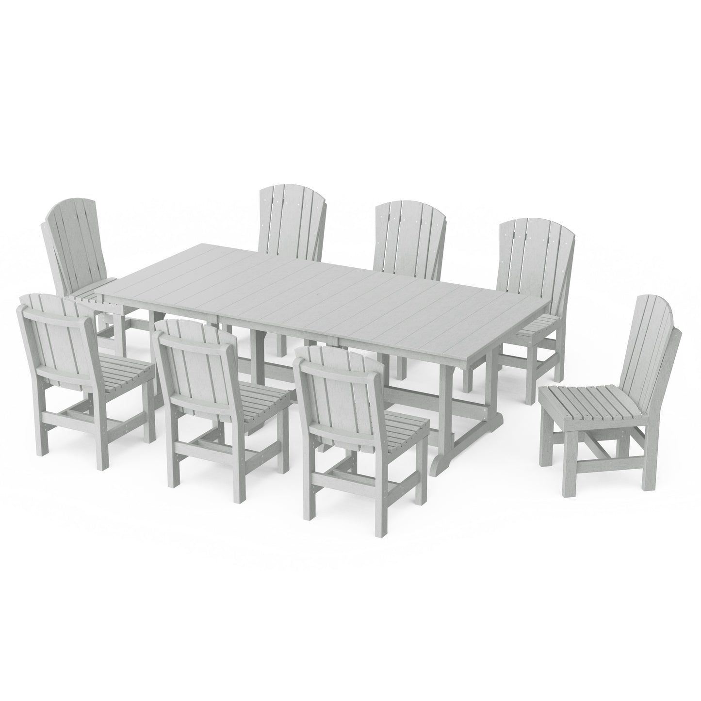 Heritage 9-Piece Side Chair Rectangular Dining Set