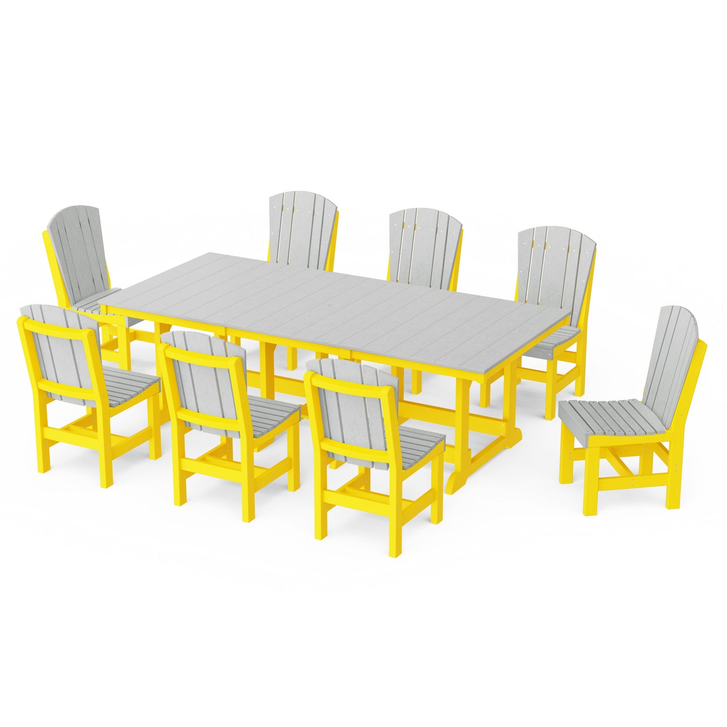 Heritage 9-Piece Side Chair Rectangular Dining Set