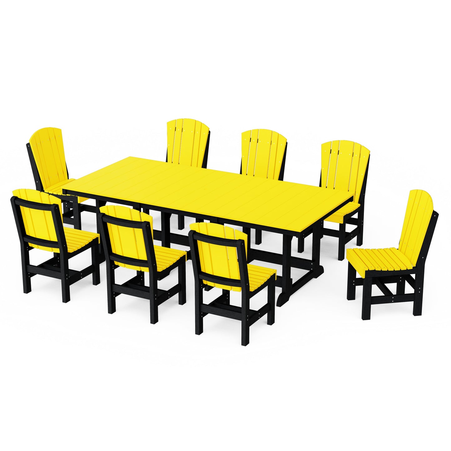 Heritage 9-Piece Side Chair Rectangular Dining Set