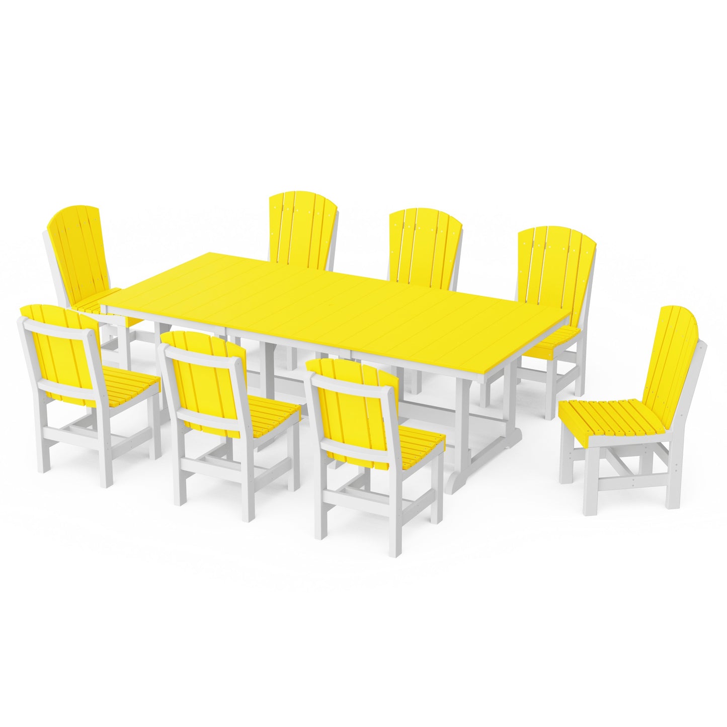 Heritage 9-Piece Side Chair Rectangular Dining Set