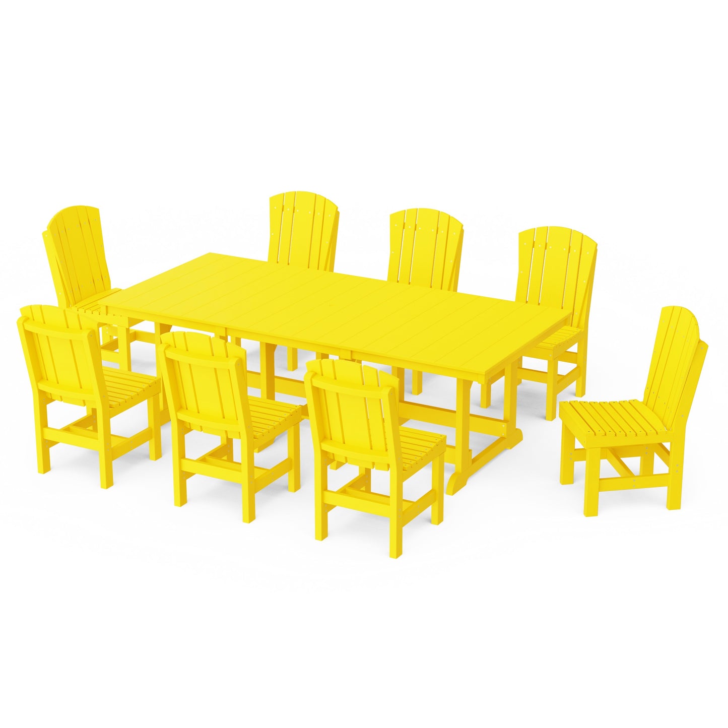 Heritage 9-Piece Side Chair Rectangular Dining Set