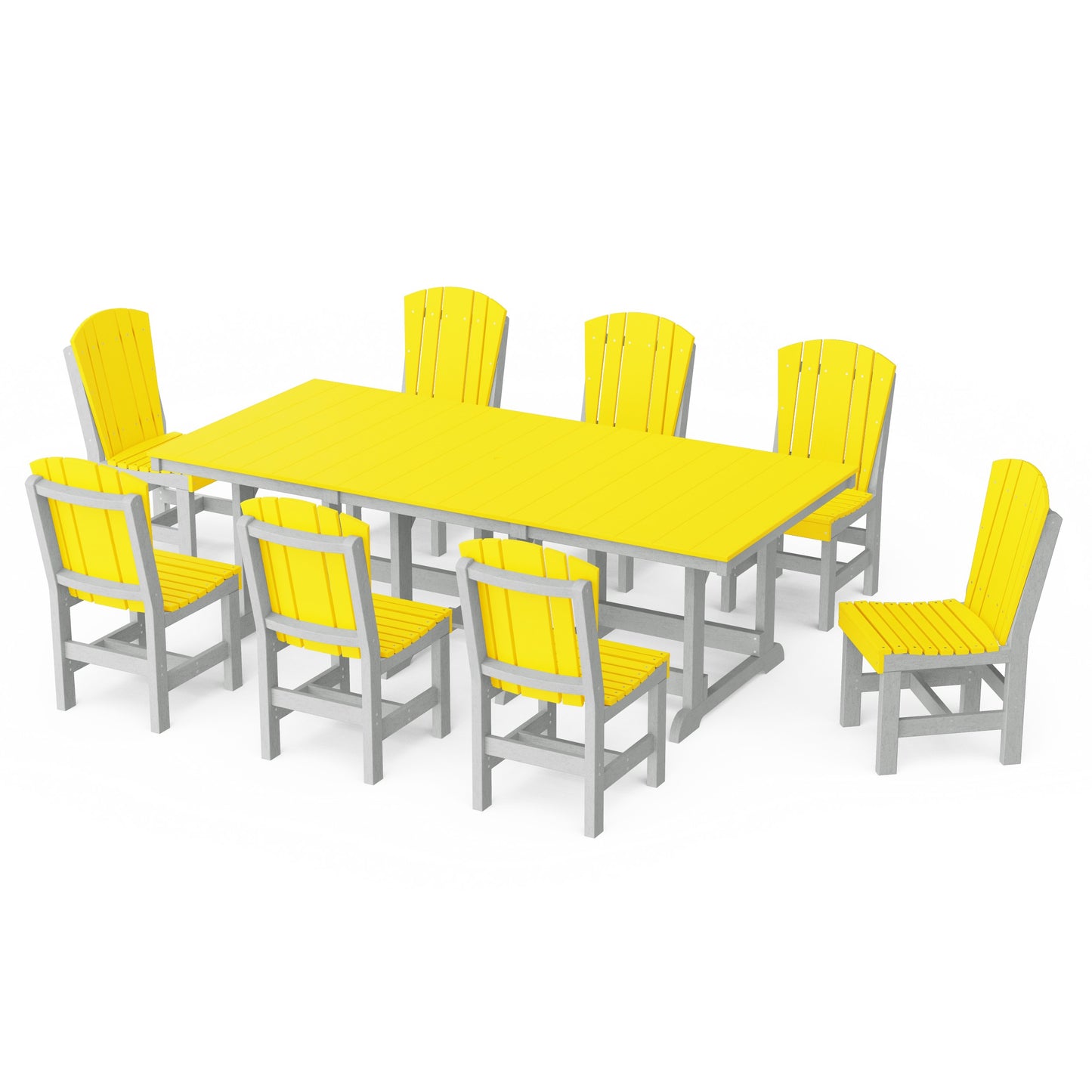 Heritage 9-Piece Side Chair Rectangular Dining Set