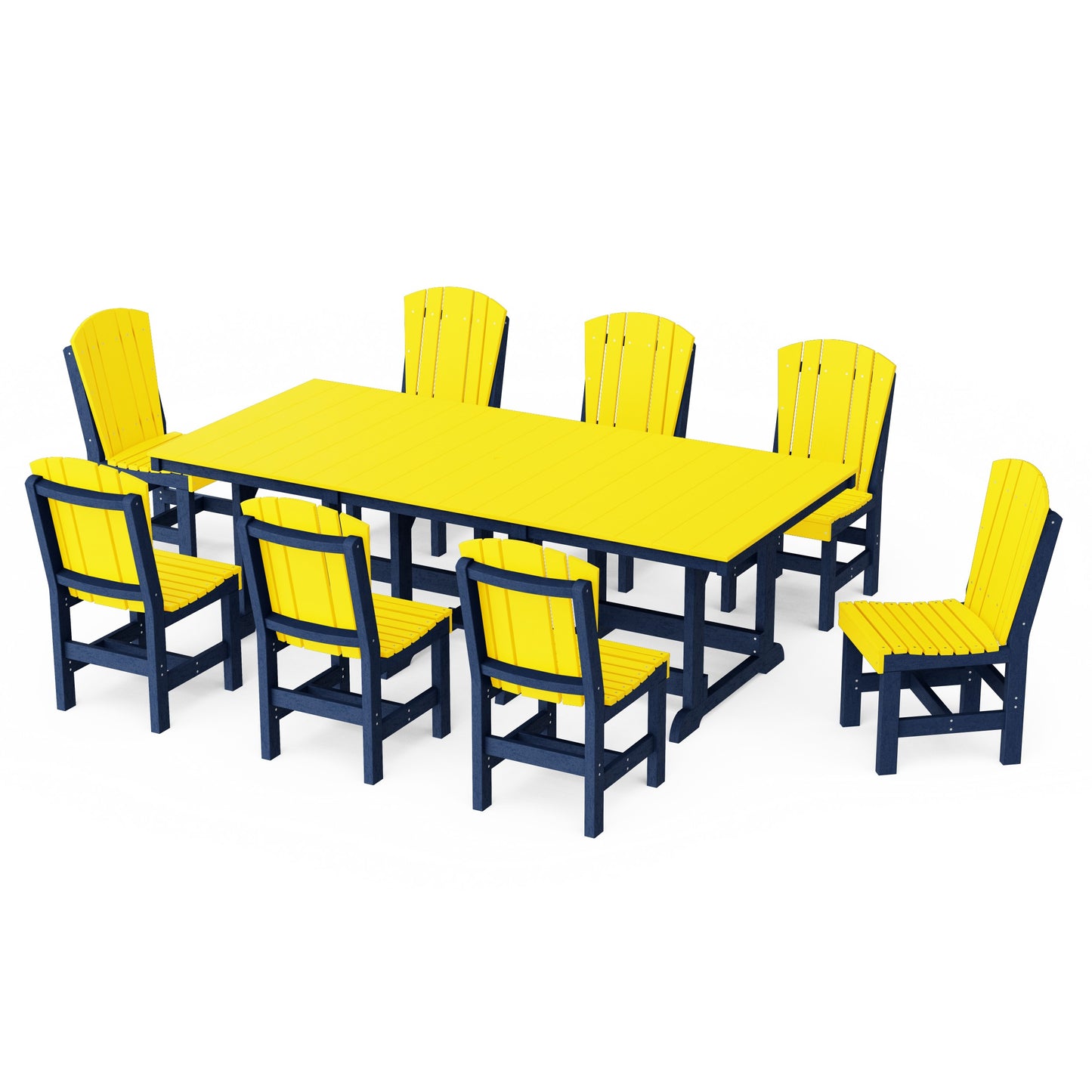 Heritage 9-Piece Side Chair Rectangular Dining Set