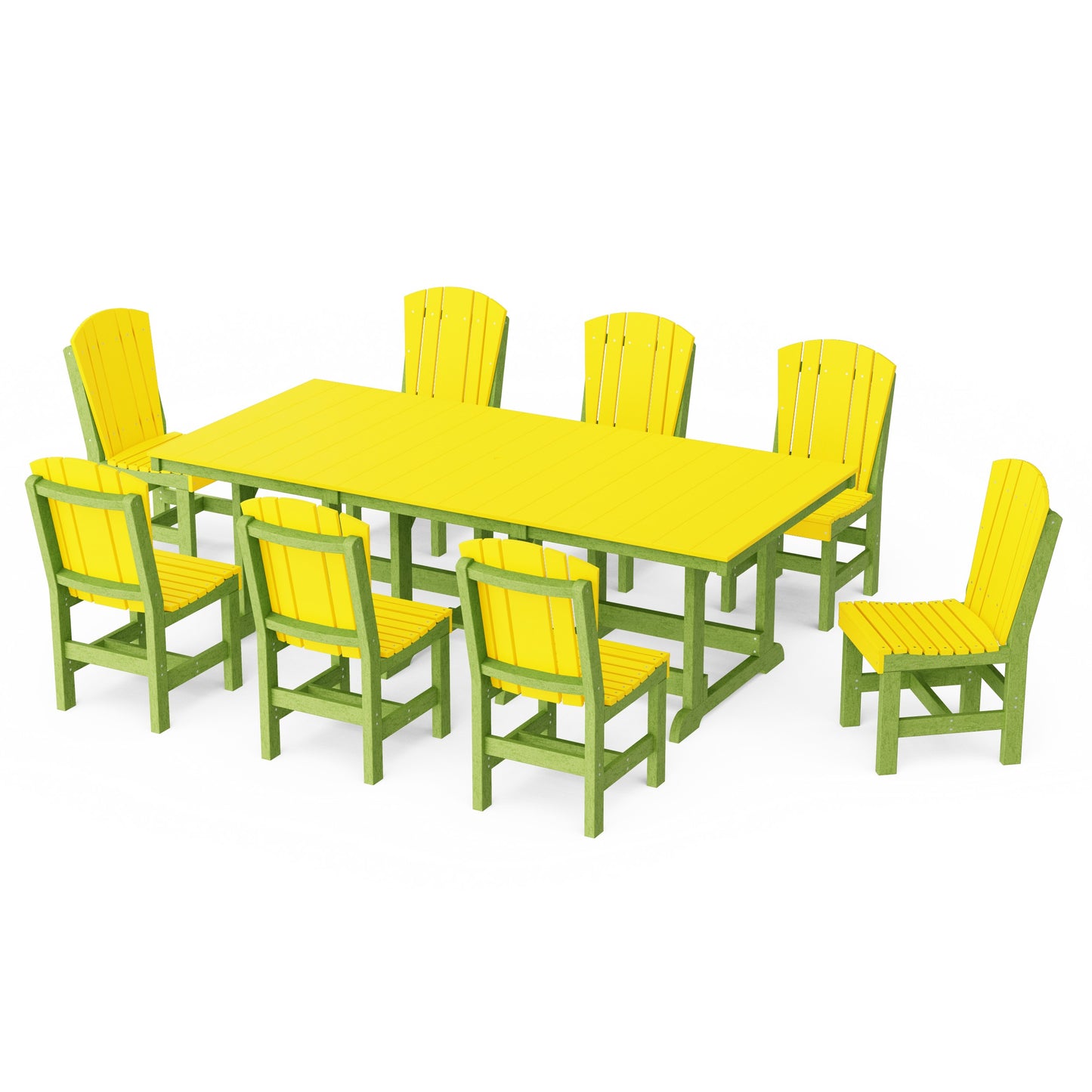 Heritage 9-Piece Side Chair Rectangular Dining Set