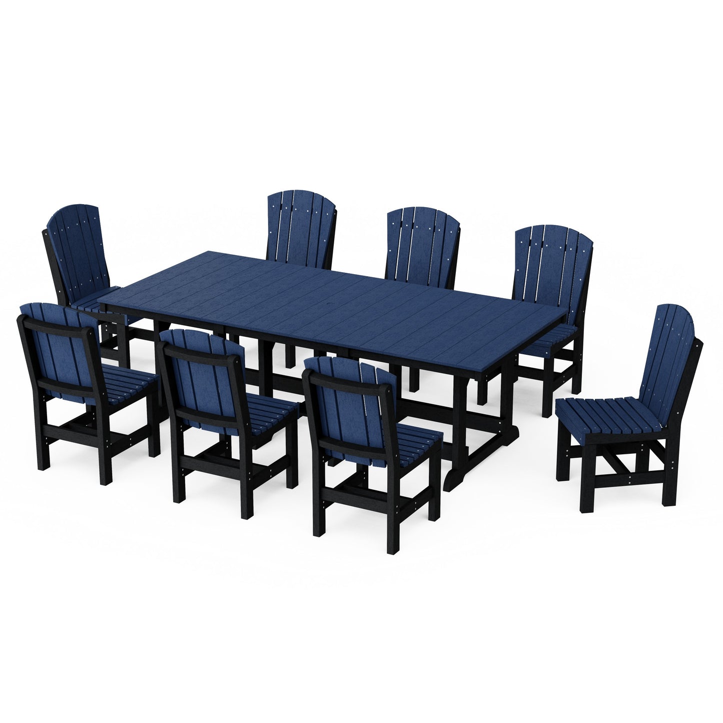 Heritage 9-Piece Side Chair Rectangular Dining Set
