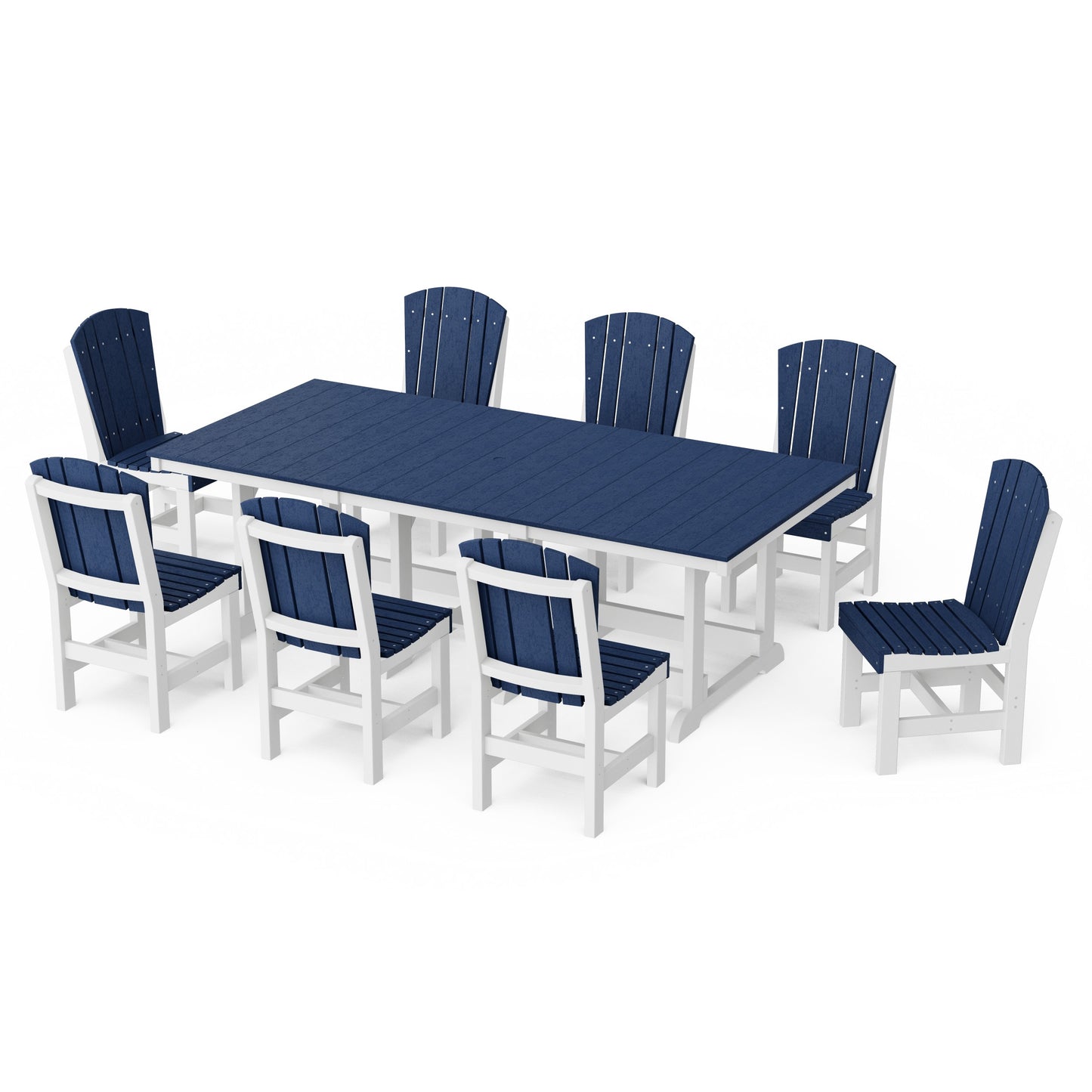 Heritage 9-Piece Side Chair Rectangular Dining Set
