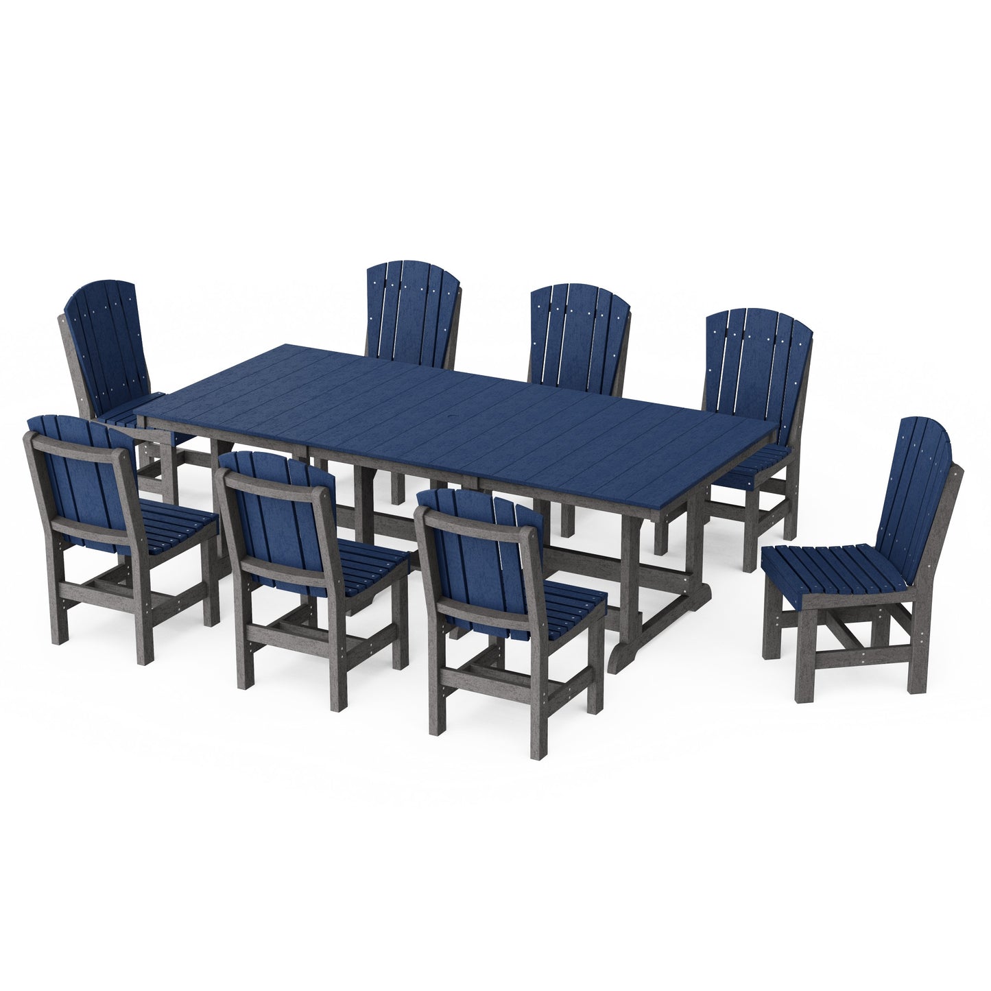 Heritage 9-Piece Side Chair Rectangular Dining Set