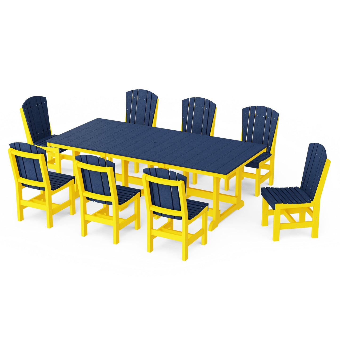 Heritage 9-Piece Side Chair Rectangular Dining Set