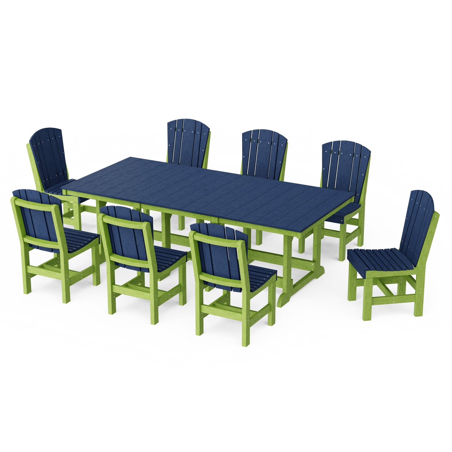 Heritage 9-Piece Side Chair Rectangular Dining Set