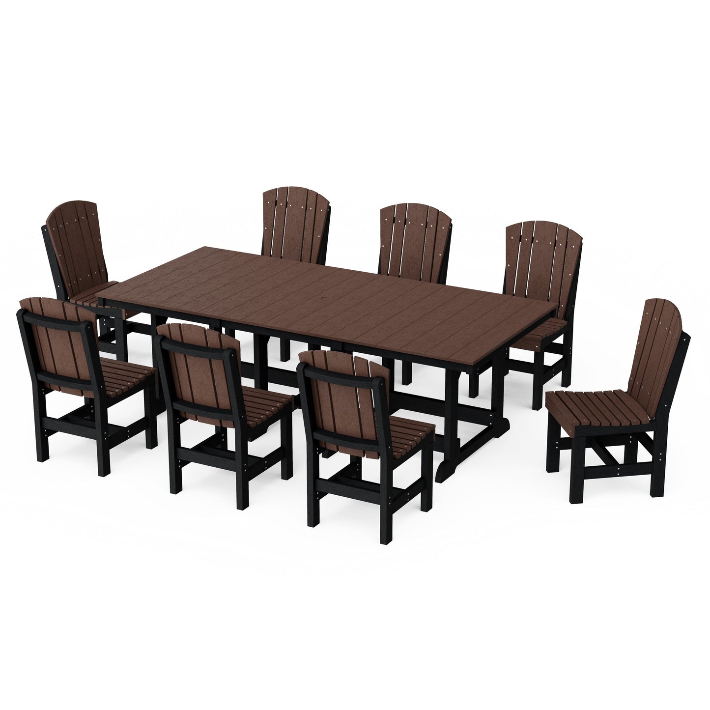 Heritage 9-Piece Side Chair Rectangular Dining Set