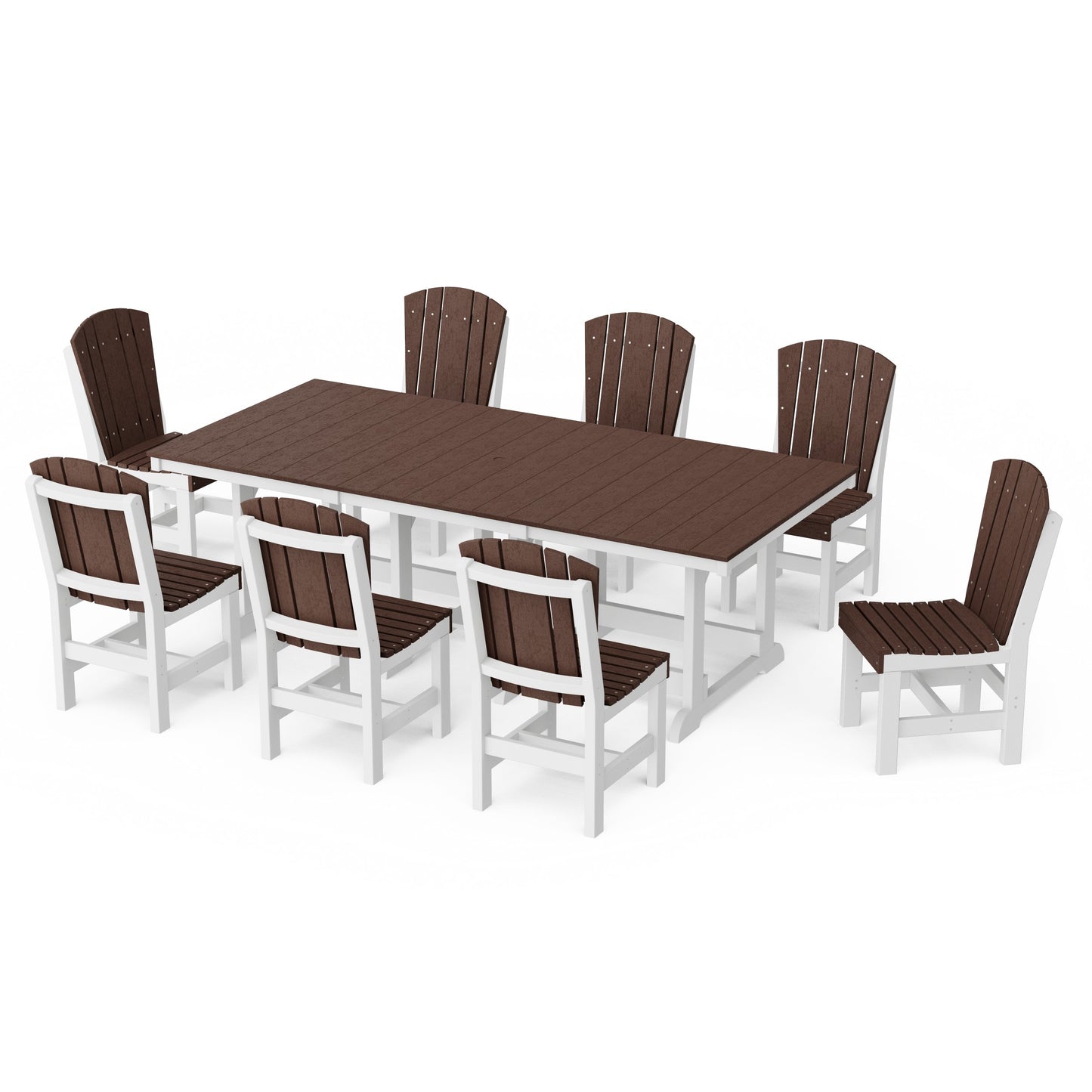 Heritage 9-Piece Side Chair Rectangular Dining Set