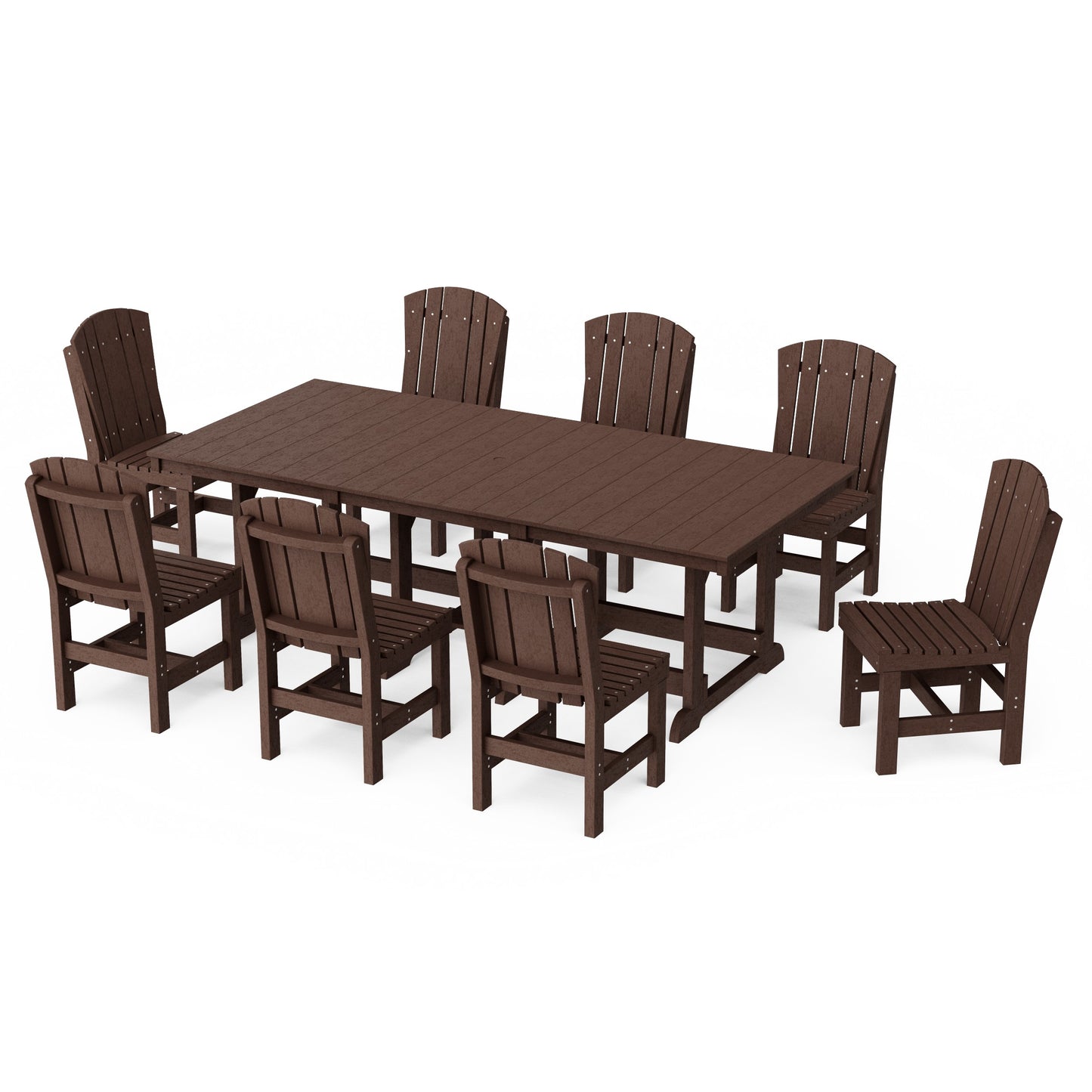 Heritage 9-Piece Side Chair Rectangular Dining Set