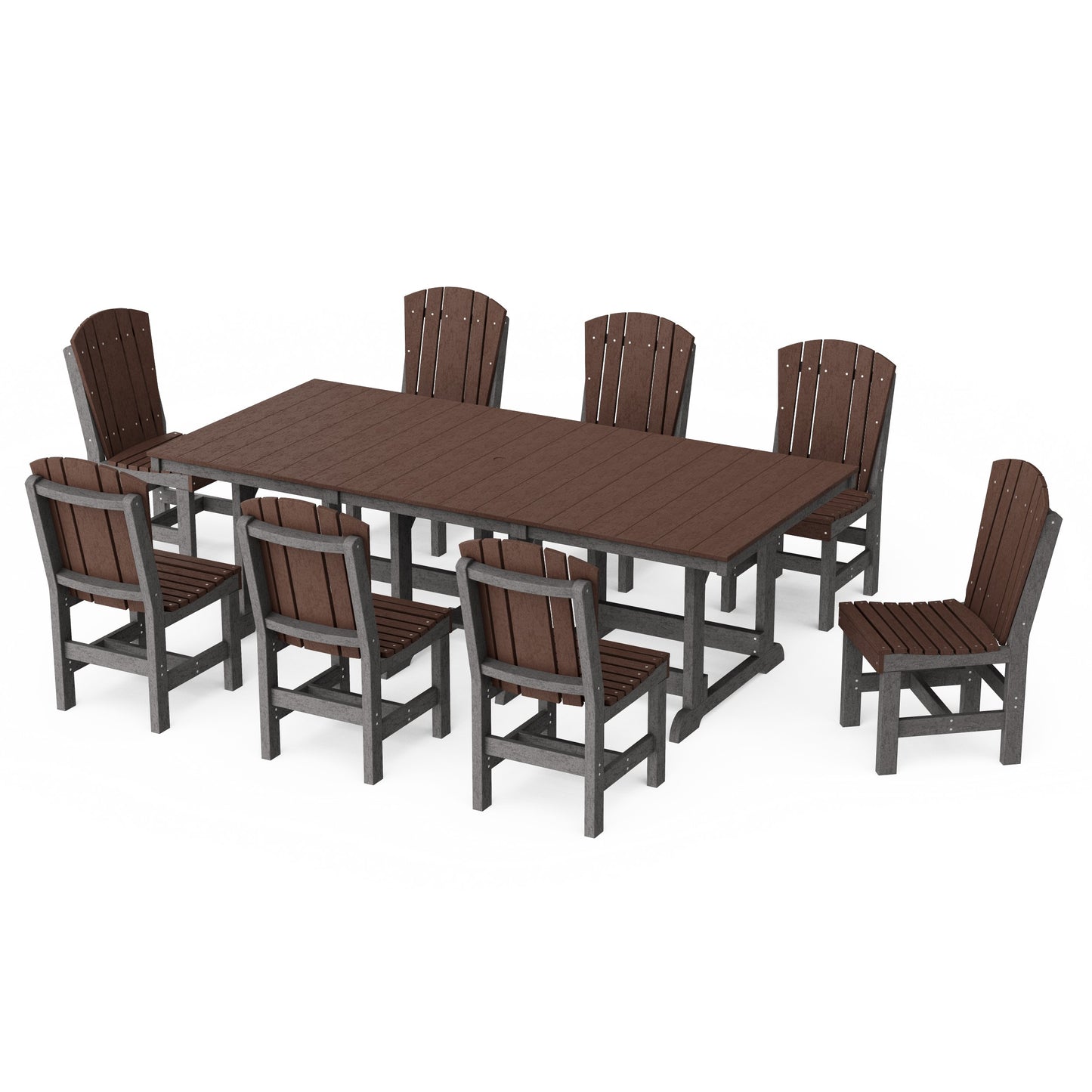 Heritage 9-Piece Side Chair Rectangular Dining Set