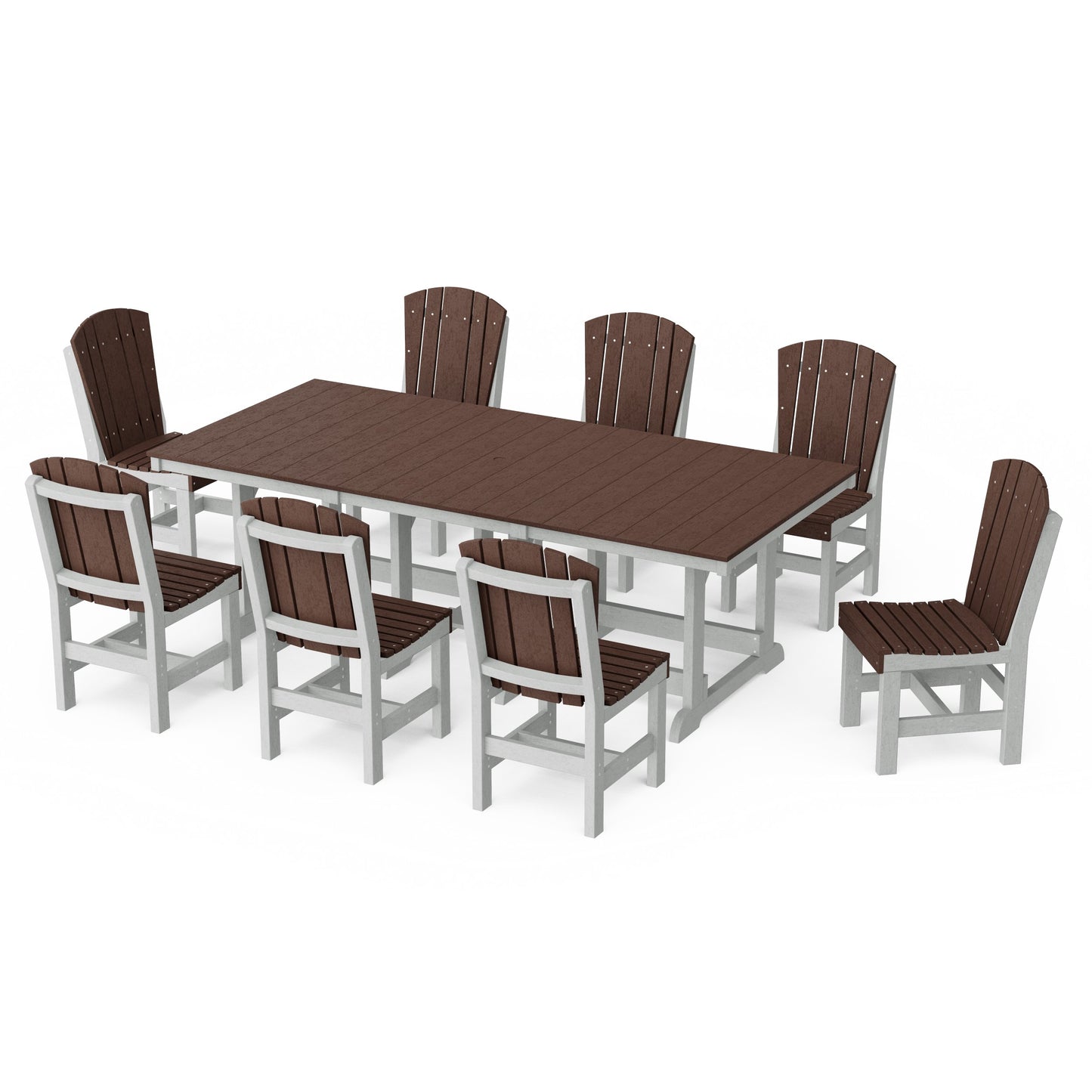 Heritage 9-Piece Side Chair Rectangular Dining Set