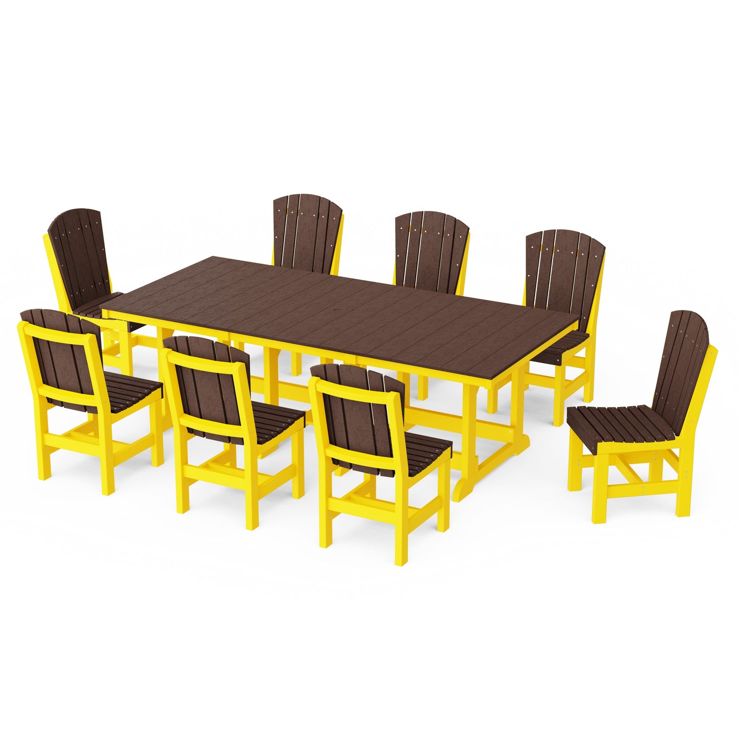 Heritage 9-Piece Side Chair Rectangular Dining Set