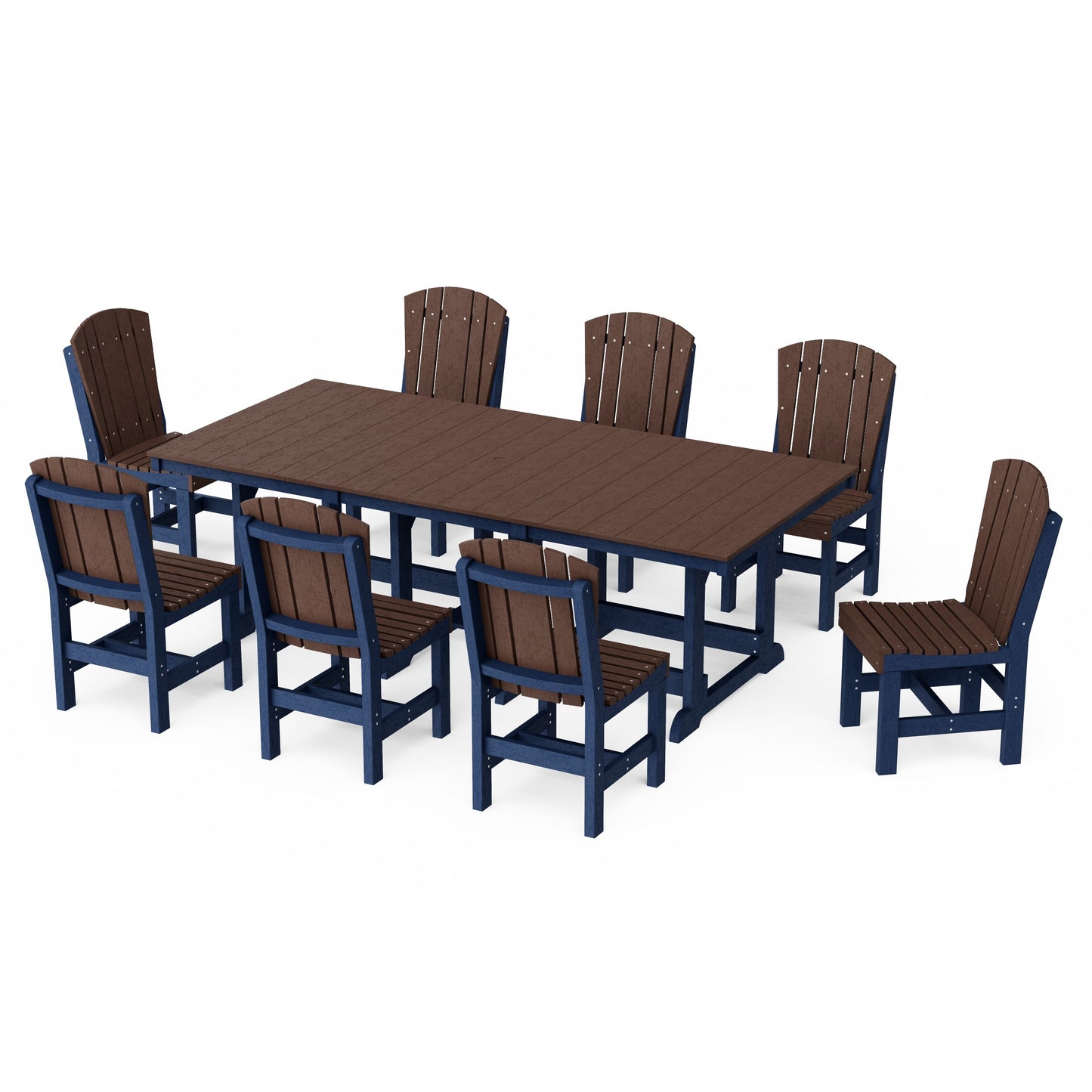 Heritage 9-Piece Side Chair Rectangular Dining Set