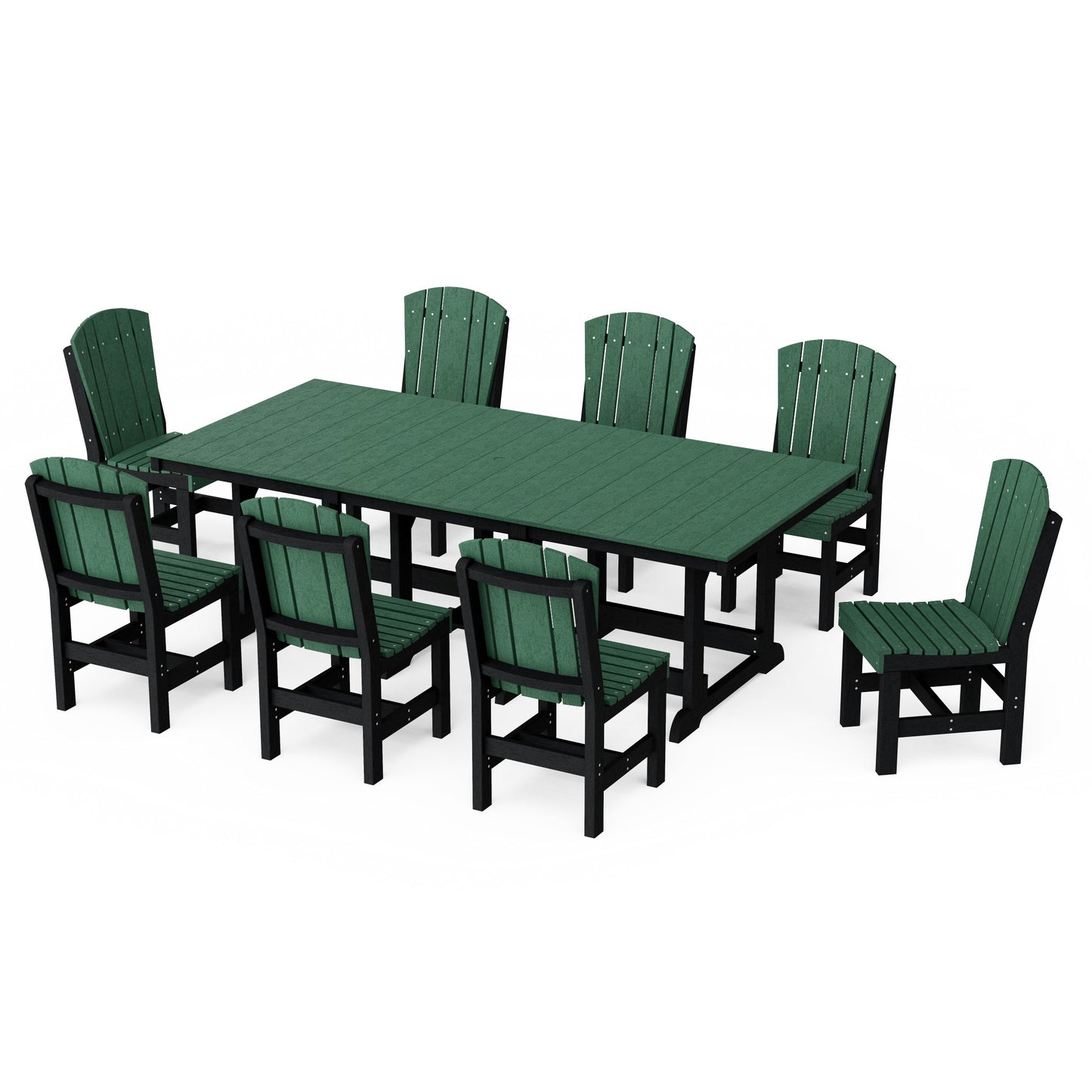 Heritage 9-Piece Side Chair Rectangular Dining Set