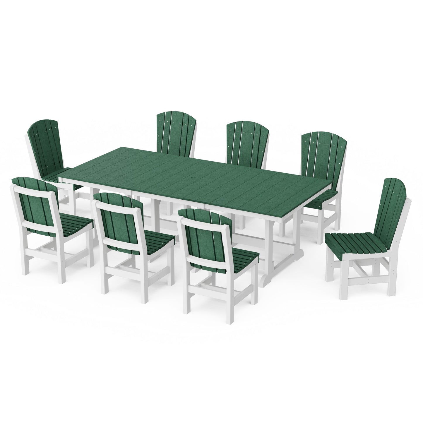 Heritage 9-Piece Side Chair Rectangular Dining Set