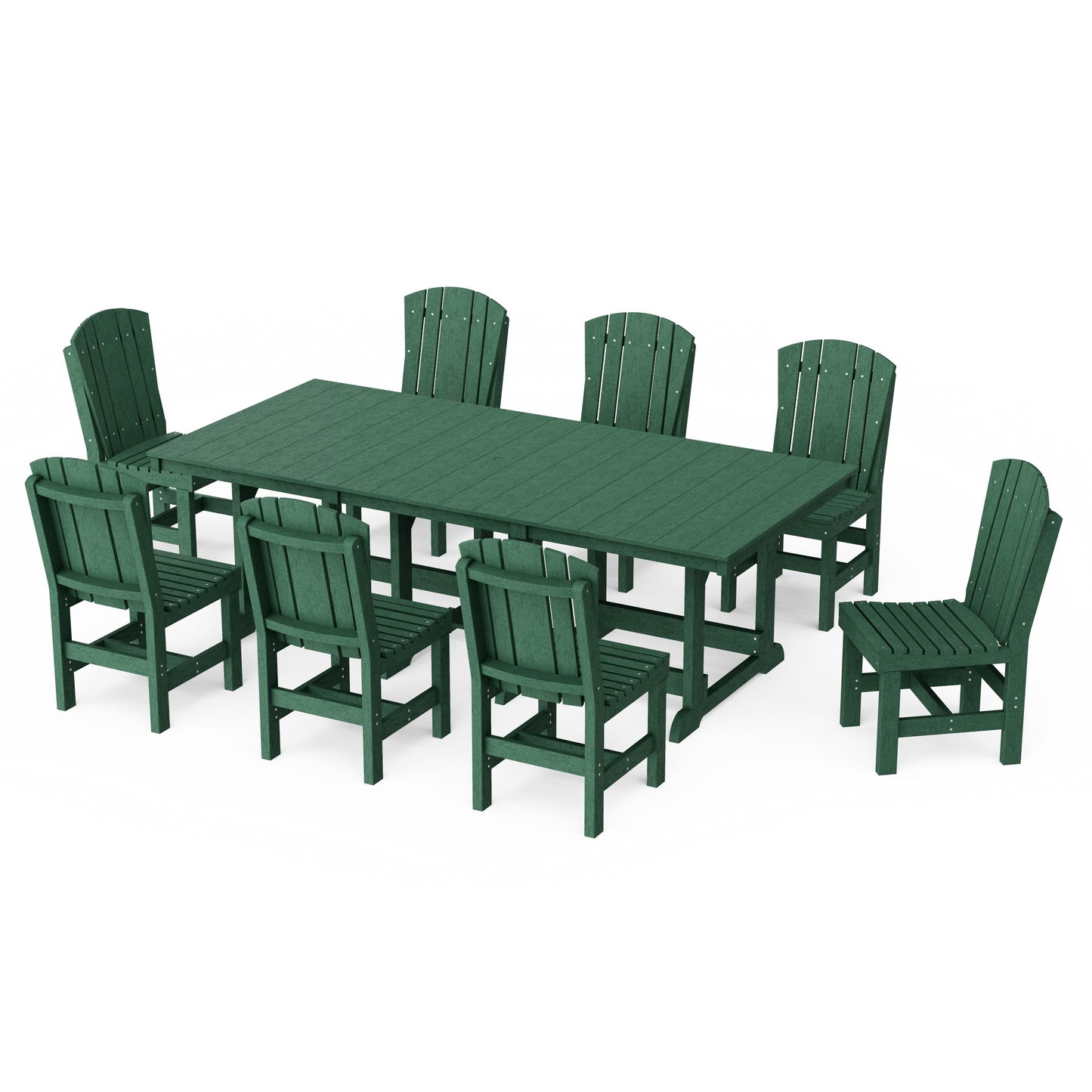 Heritage 9-Piece Side Chair Rectangular Dining Set