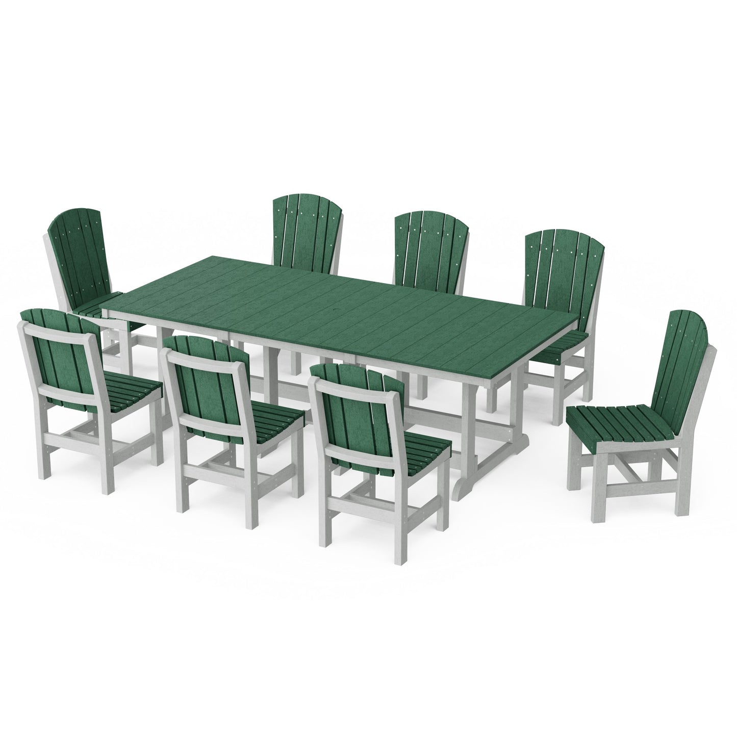 Heritage 9-Piece Side Chair Rectangular Dining Set