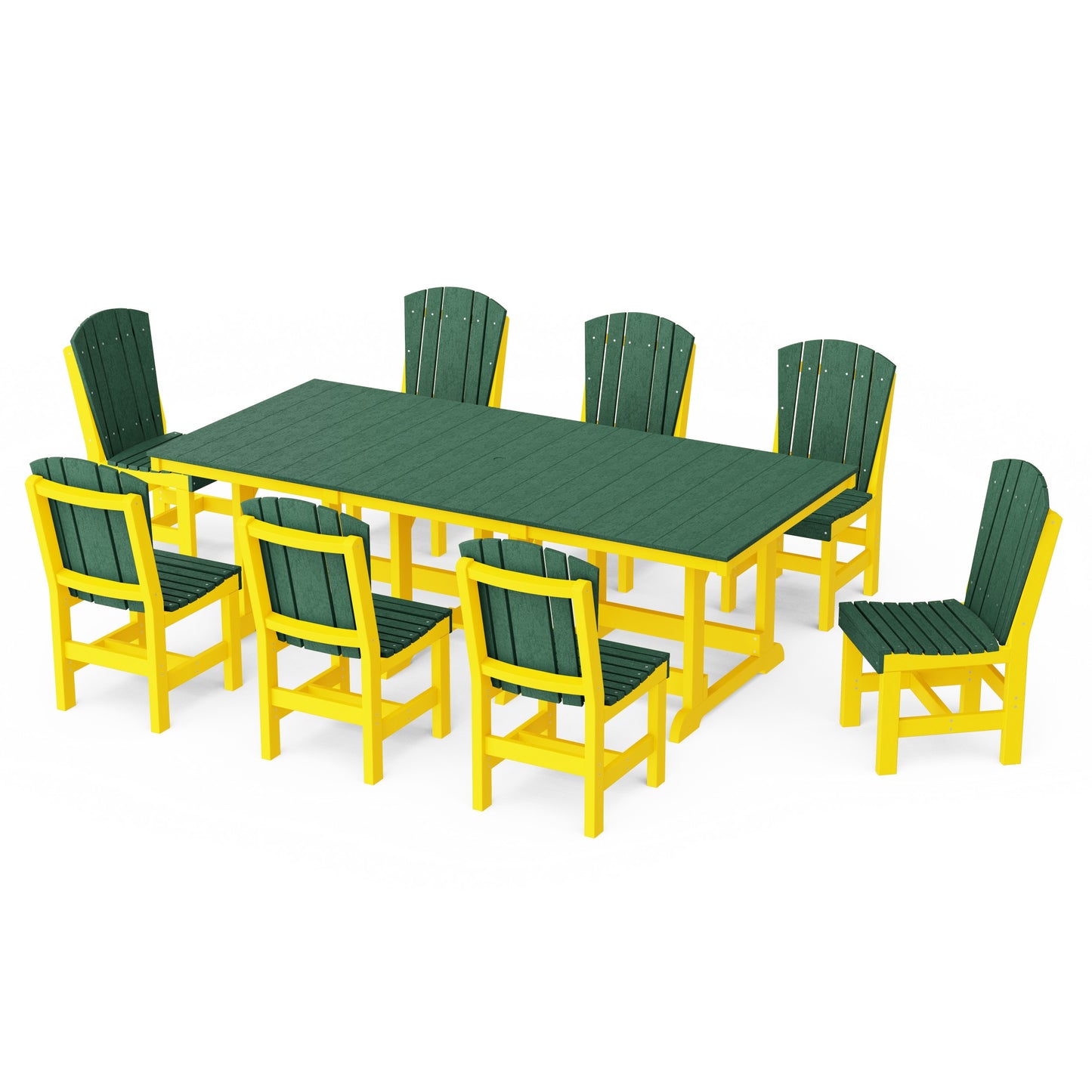 Heritage 9-Piece Side Chair Rectangular Dining Set