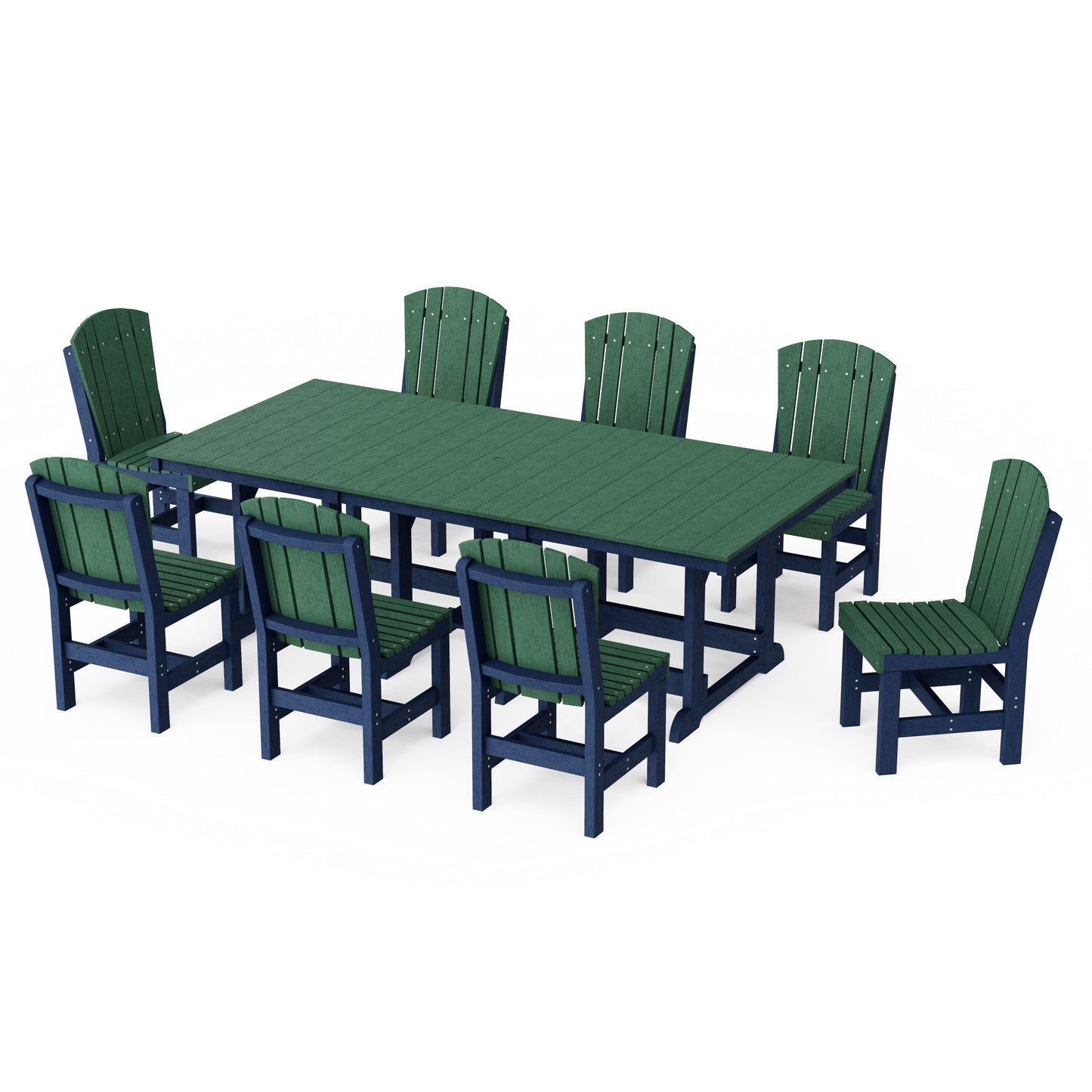 Heritage 9-Piece Side Chair Rectangular Dining Set