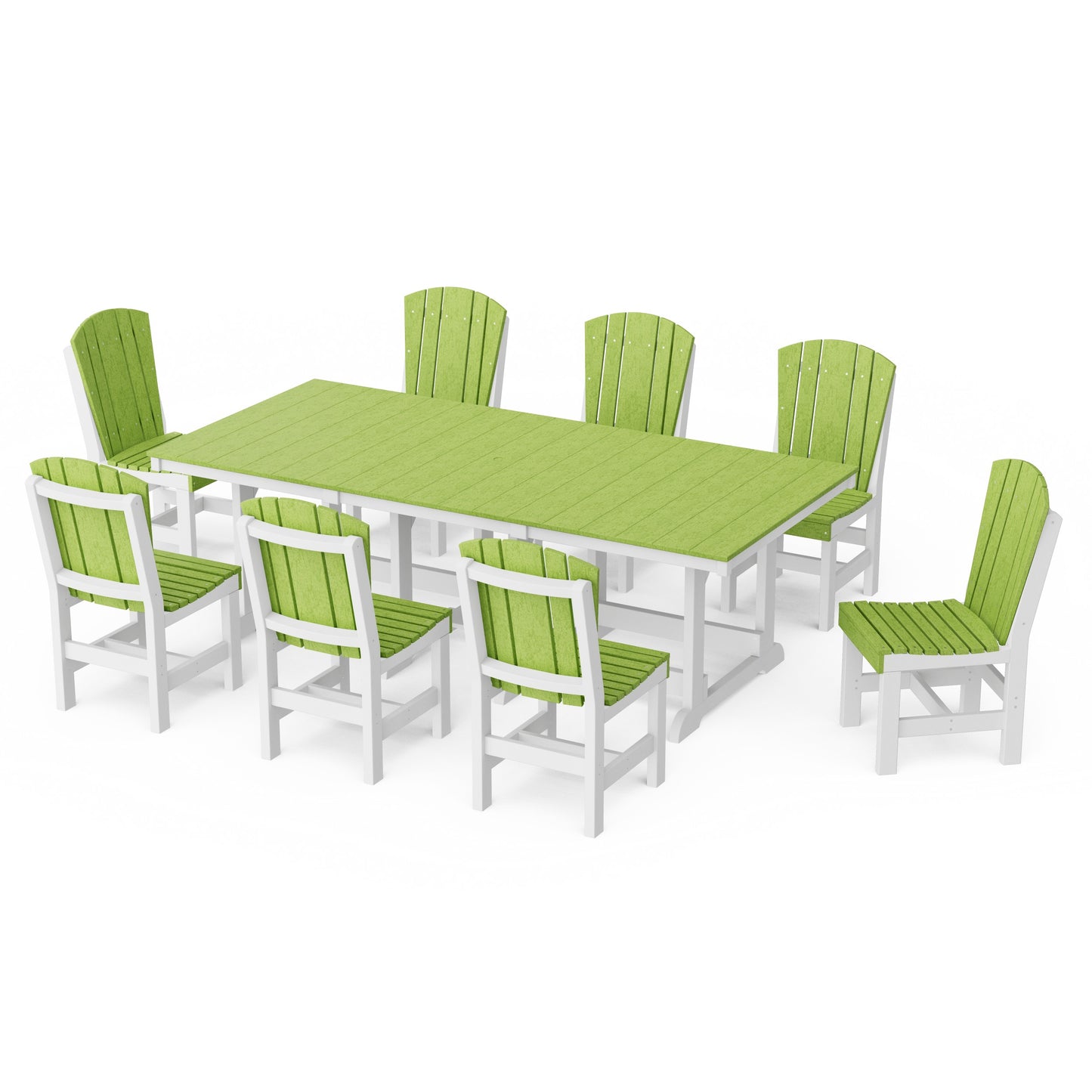 Heritage 9-Piece Side Chair Rectangular Dining Set