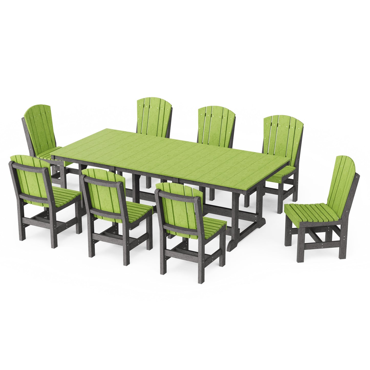 Heritage 9-Piece Side Chair Rectangular Dining Set