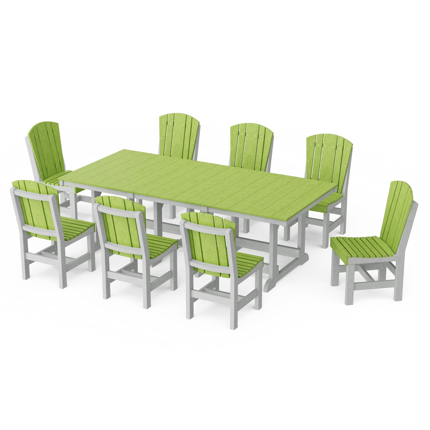 Heritage 9-Piece Side Chair Rectangular Dining Set