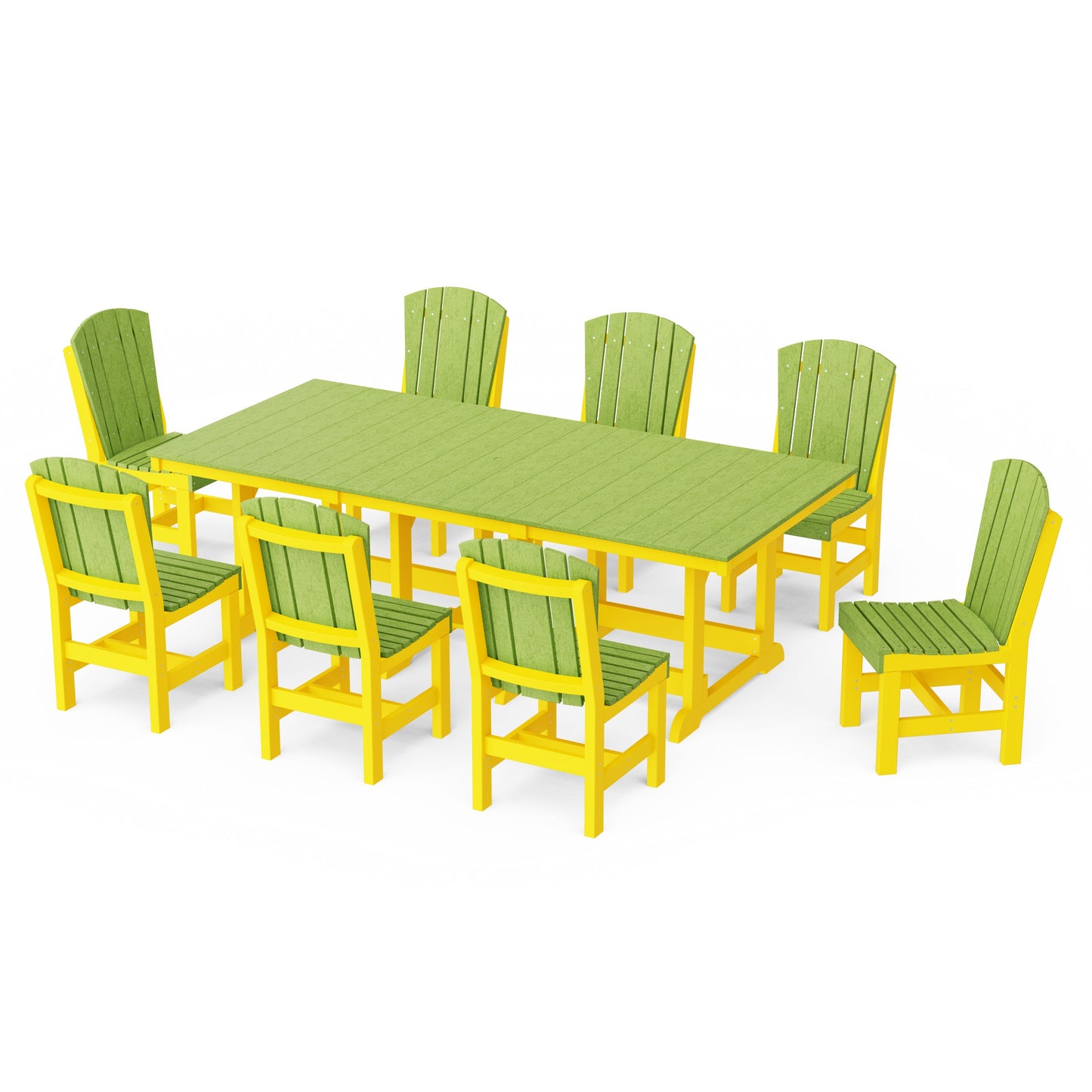 Heritage 9-Piece Side Chair Rectangular Dining Set