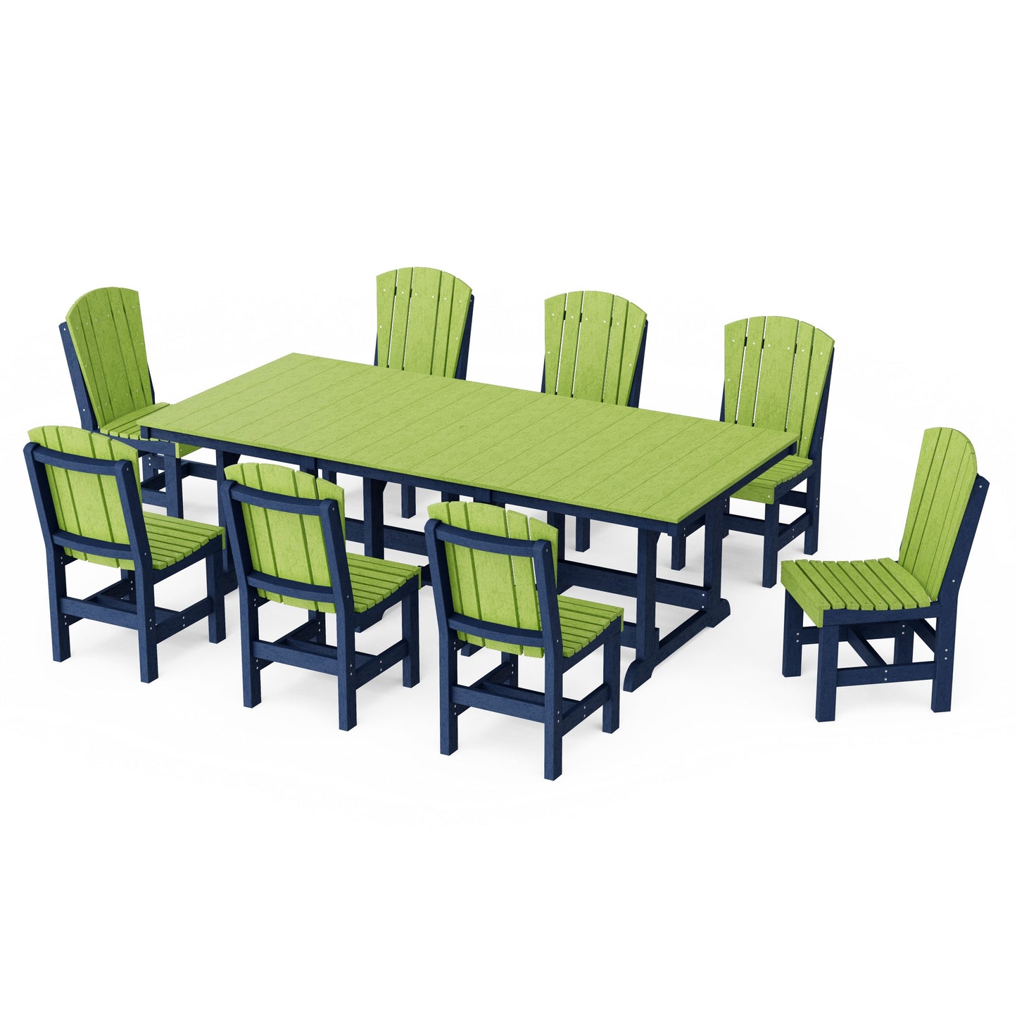 Heritage 9-Piece Side Chair Rectangular Dining Set