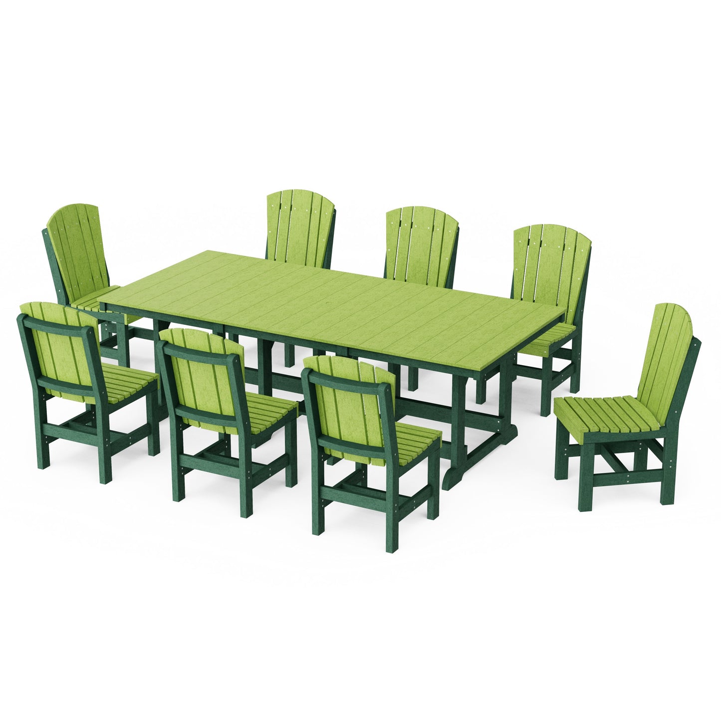 Heritage 9-Piece Side Chair Rectangular Dining Set