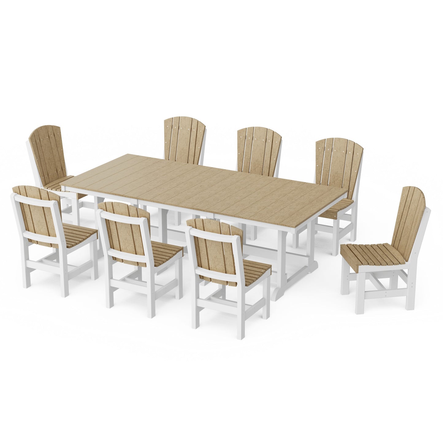 Heritage 9-Piece Side Chair Rectangular Dining Set