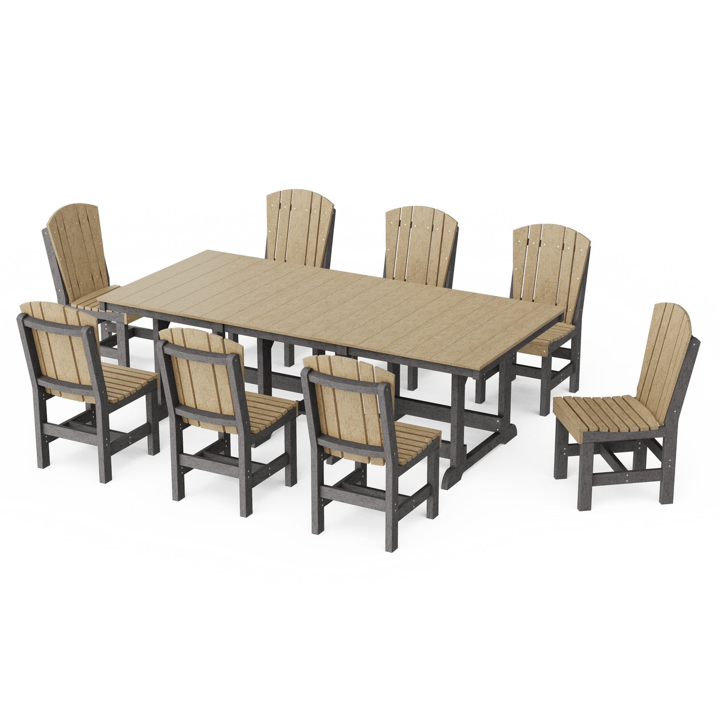 Heritage 9-Piece Side Chair Rectangular Dining Set