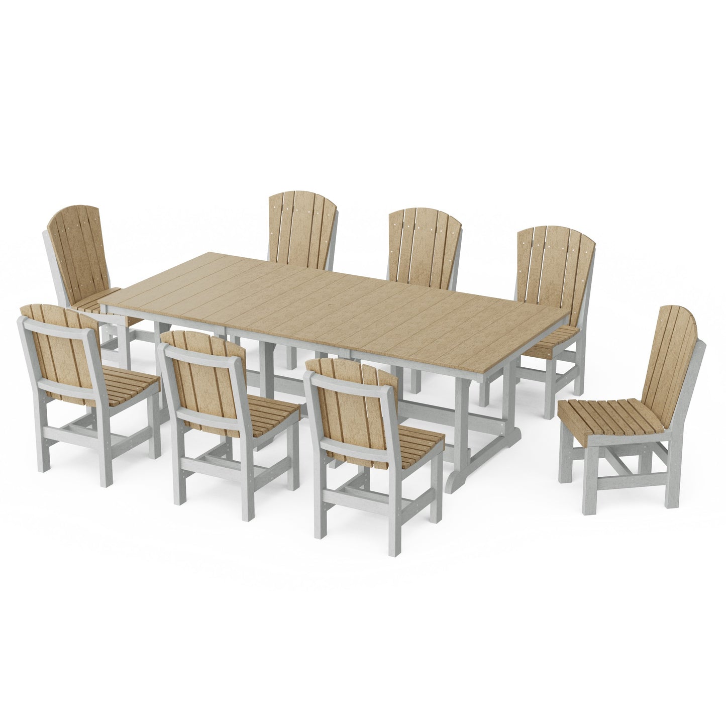 Heritage 9-Piece Side Chair Rectangular Dining Set
